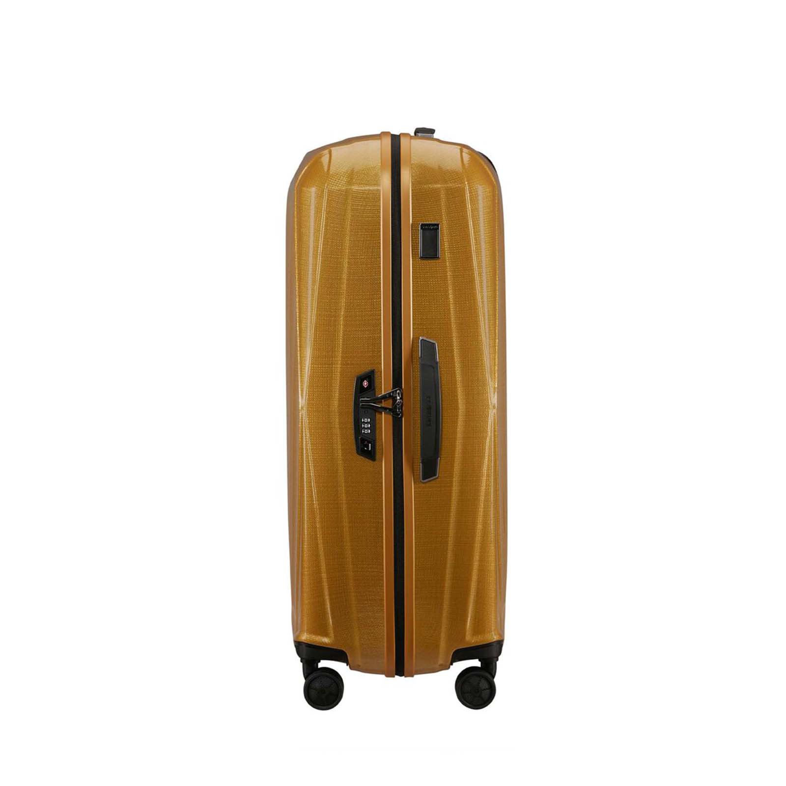 Samsonite-Major-Lite-77cm-Suitcase-Saffron-Yellow-Handle