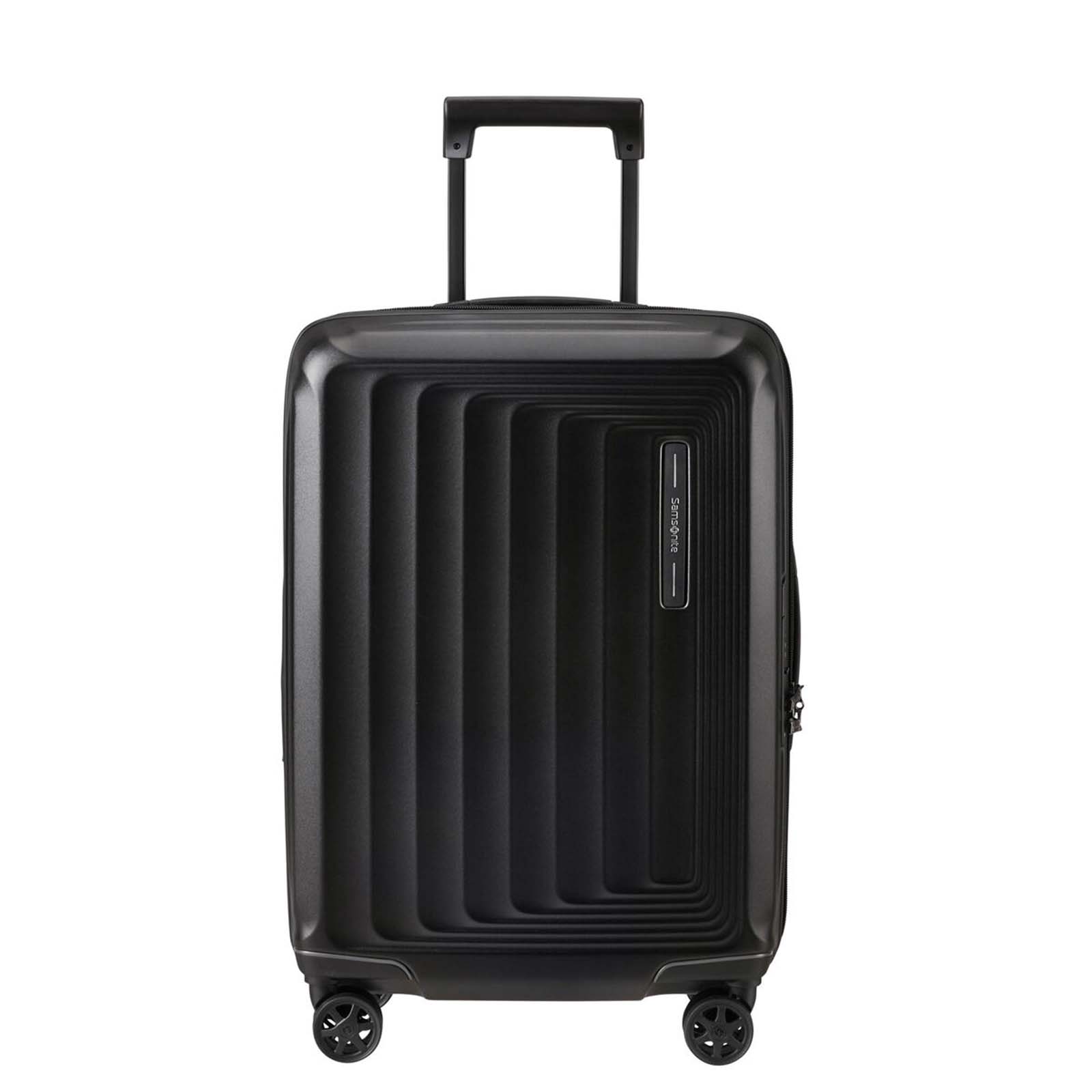 Samsonite-Nuon-55cm-Carry-On-Suitcase-Matt-Graphite-Front