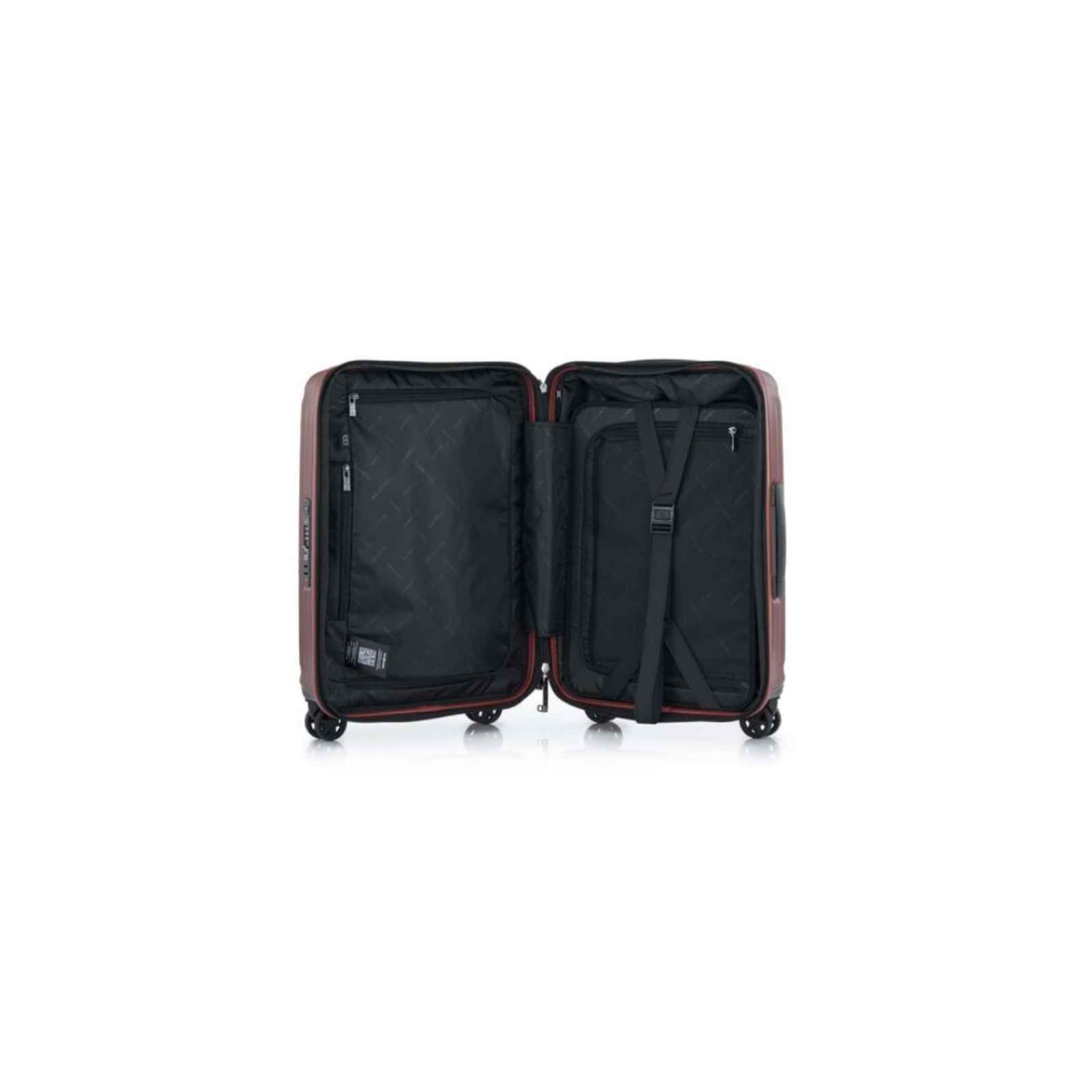 Samsonite-Nuon-55cm-Carry-On-Suitcase-Red-Open