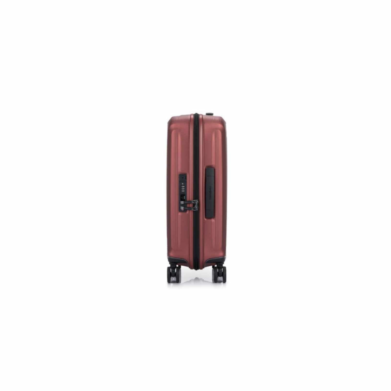 Samsonite-Nuon-55cm-Carry-On-Suitcase-Red-Side