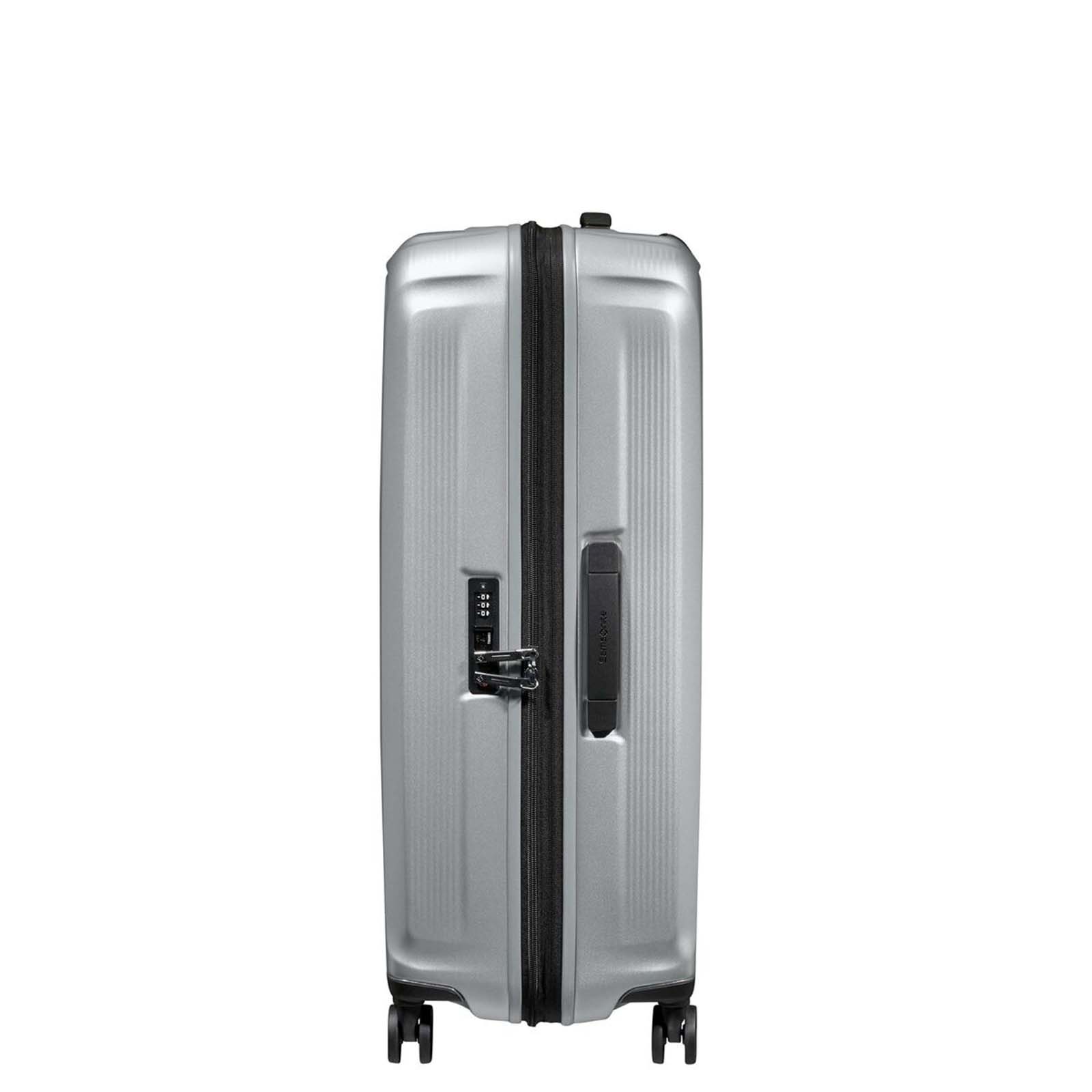 Samsonite-Nuon-75cm-Suitcase-Matt-Silver-Handle