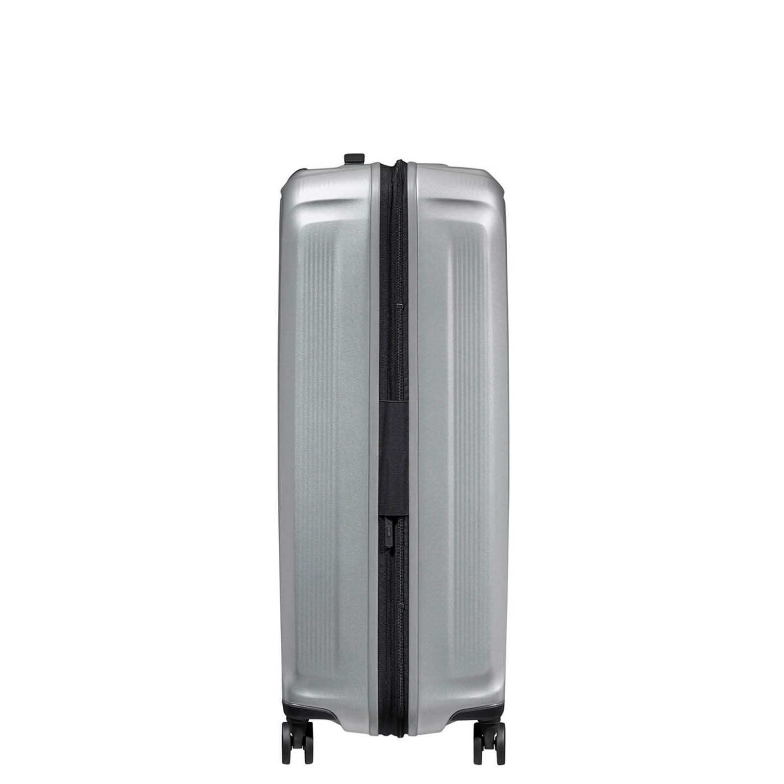 Samsonite-Nuon-75cm-Suitcase-Matt-Silver-Side