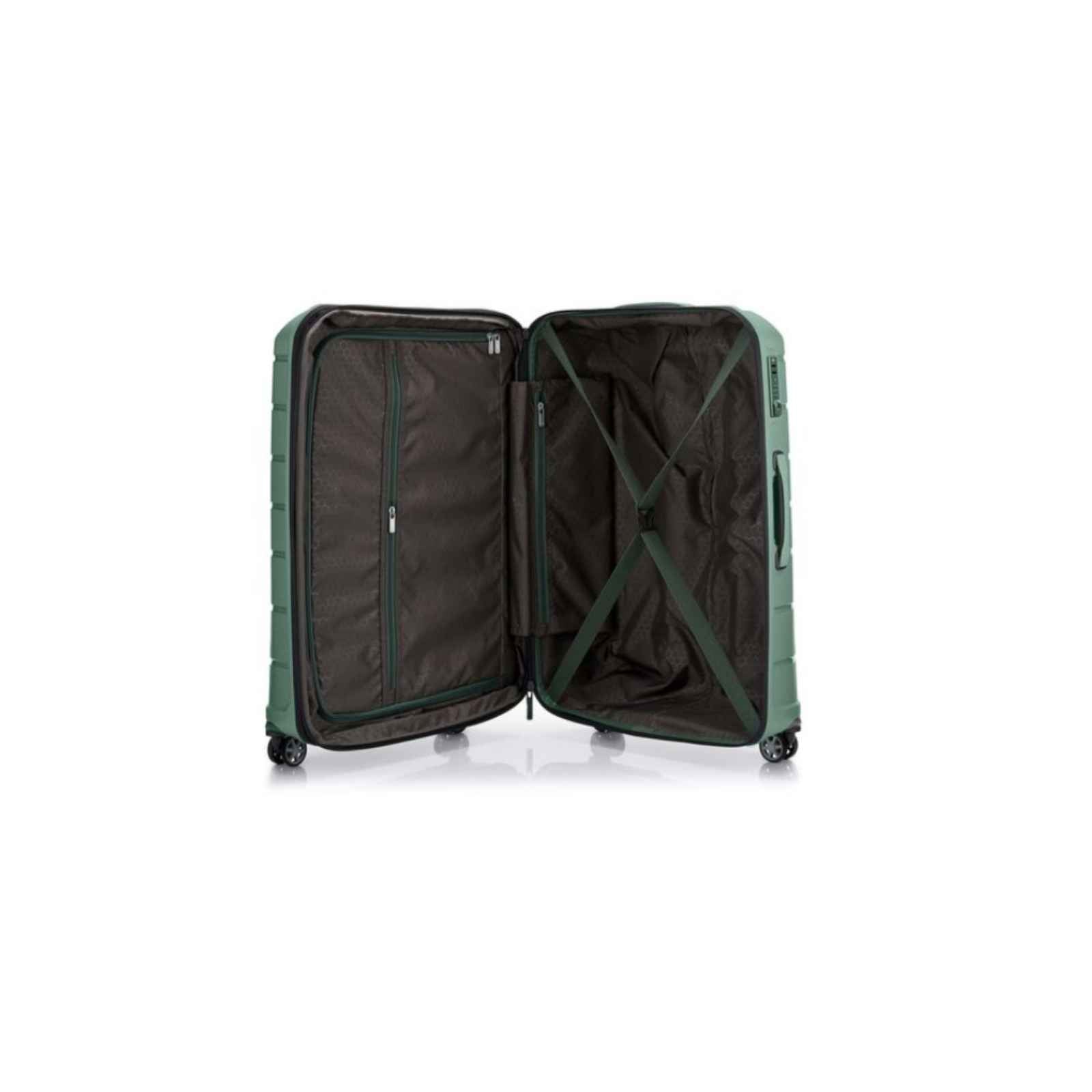 Samsonite-Oc2lite-75cm-Suitcase-Slate-Green-Open