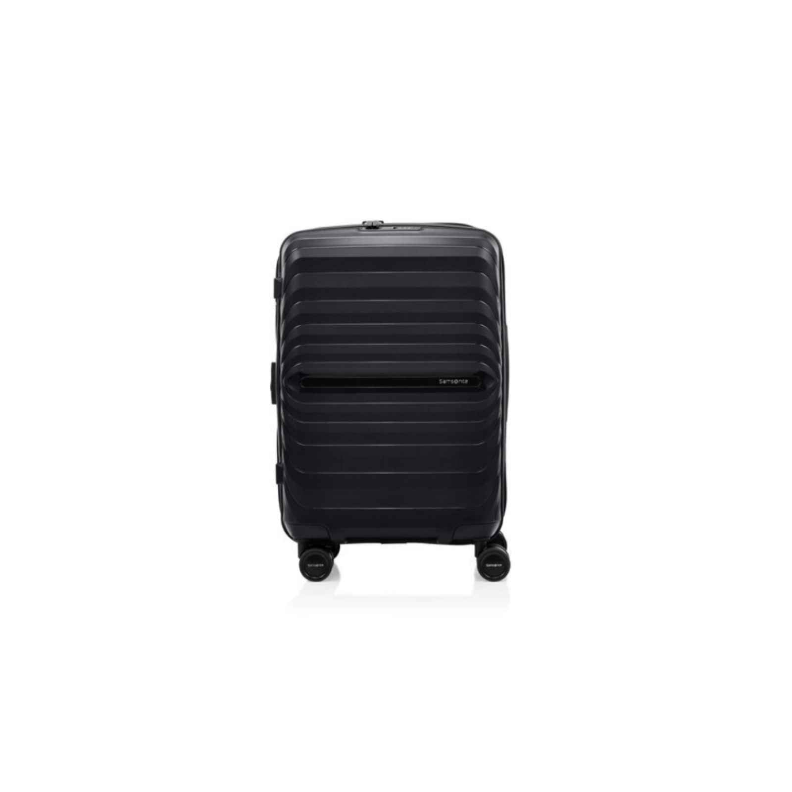 Samsonite-Octolite-Neo-55cm-Carry-On-Suitcase-Black-Front