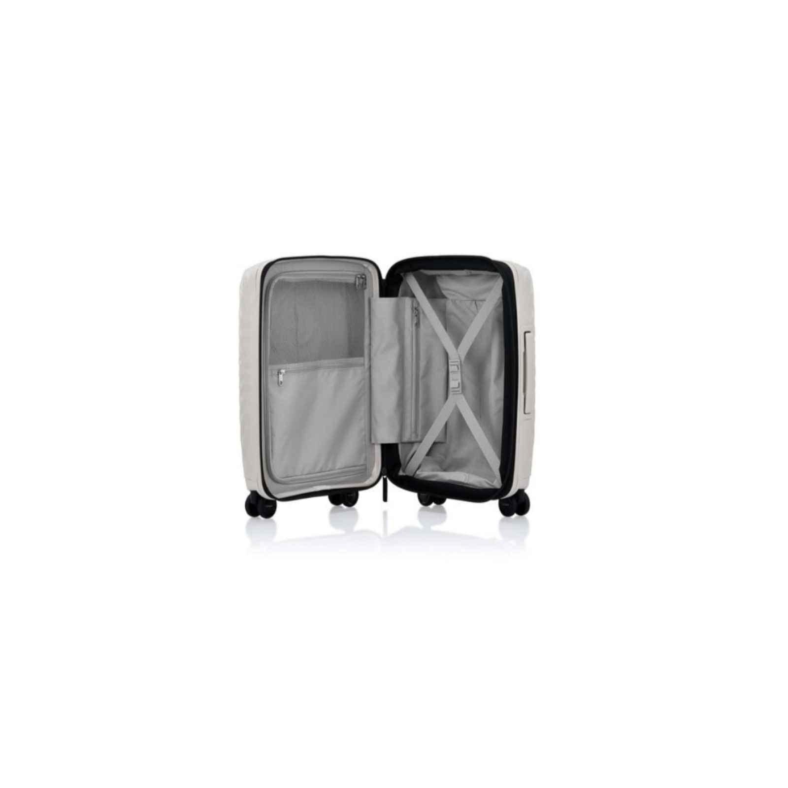 Samsonite-Octolite-Neo-55cm-Carry-On-Suitcase-Off-White-Open