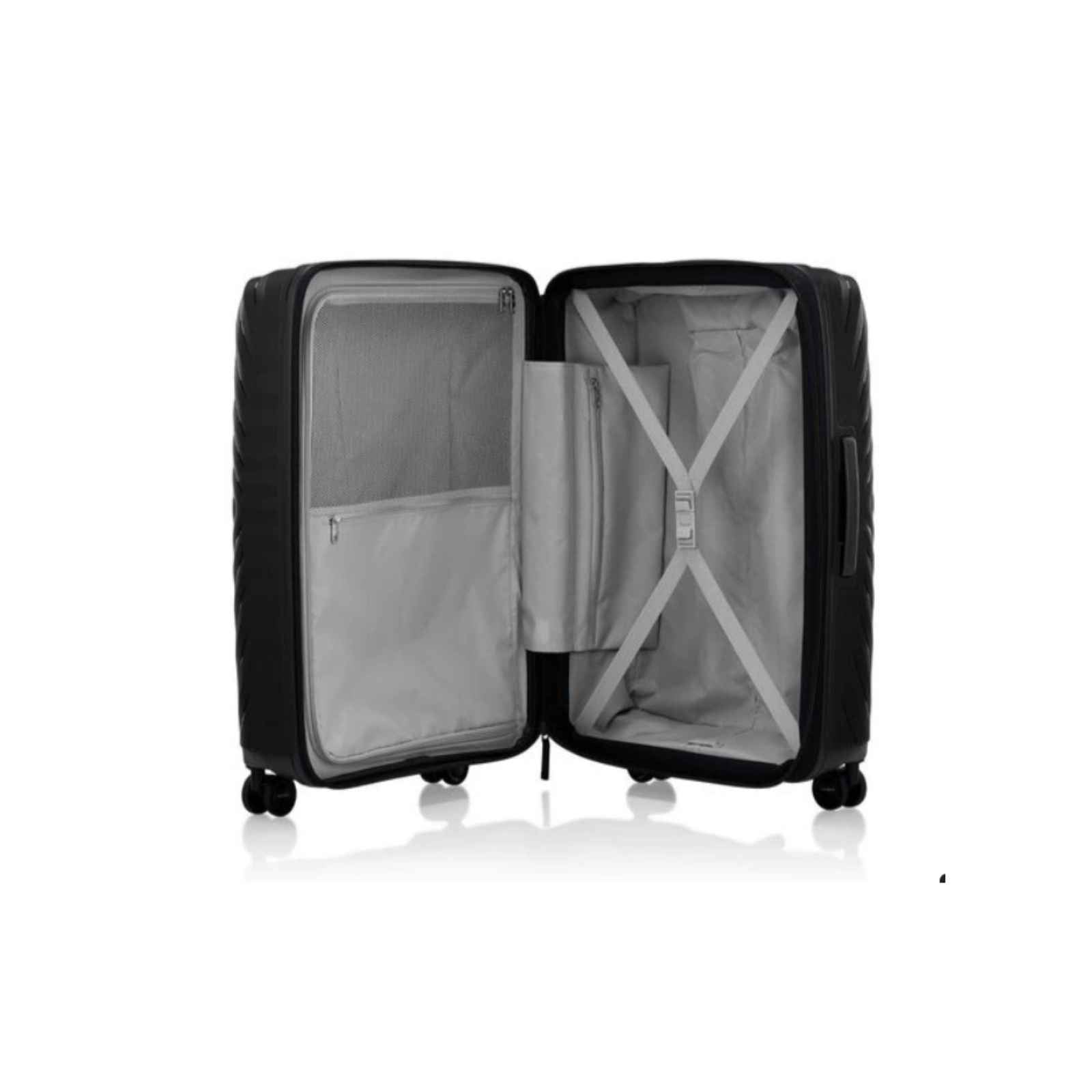 Samsonite-Octolite-Neo-81cm-Suitcase-Black-Open