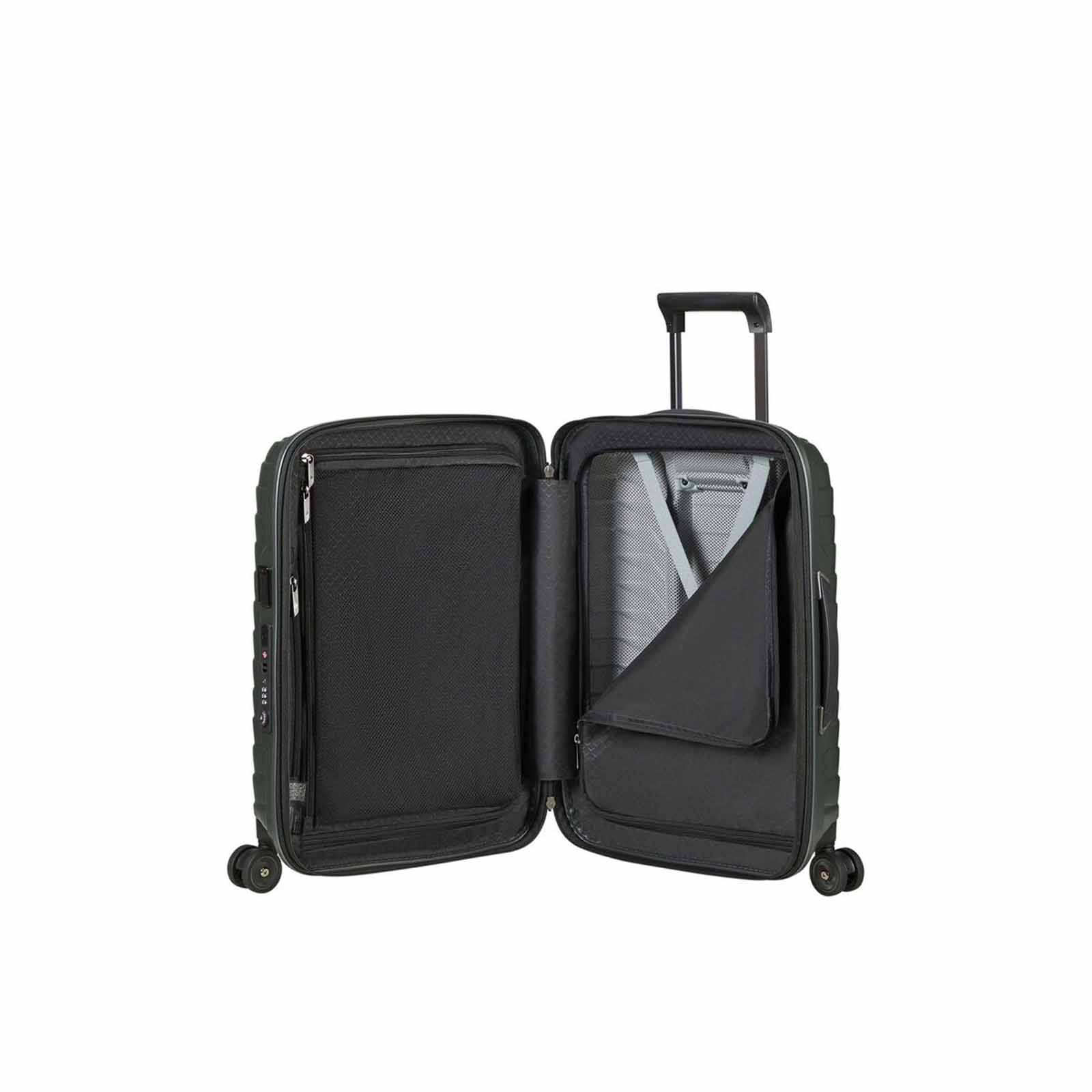 Samsonite-Proxis-55cm-Suitcase-Climbing-Ivy-Open