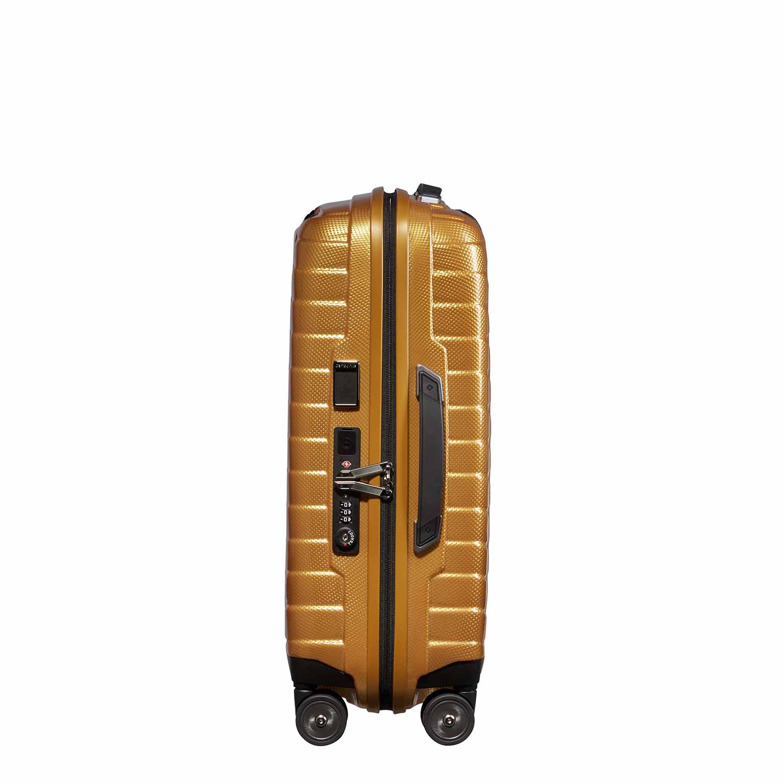 Samsonite-Proxis-55cm-Suitcase-Honey-Gold-Handle