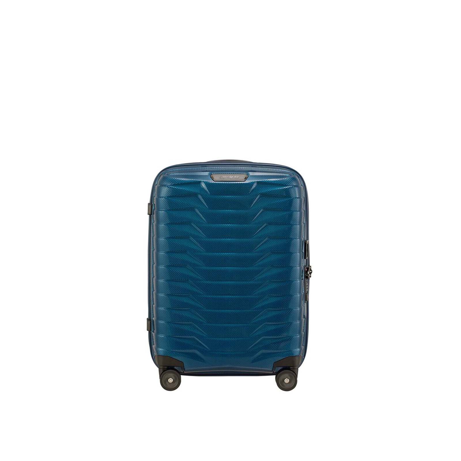 Samsonite-Proxis-55cm-Suitcase-Petrol-Blue-Front