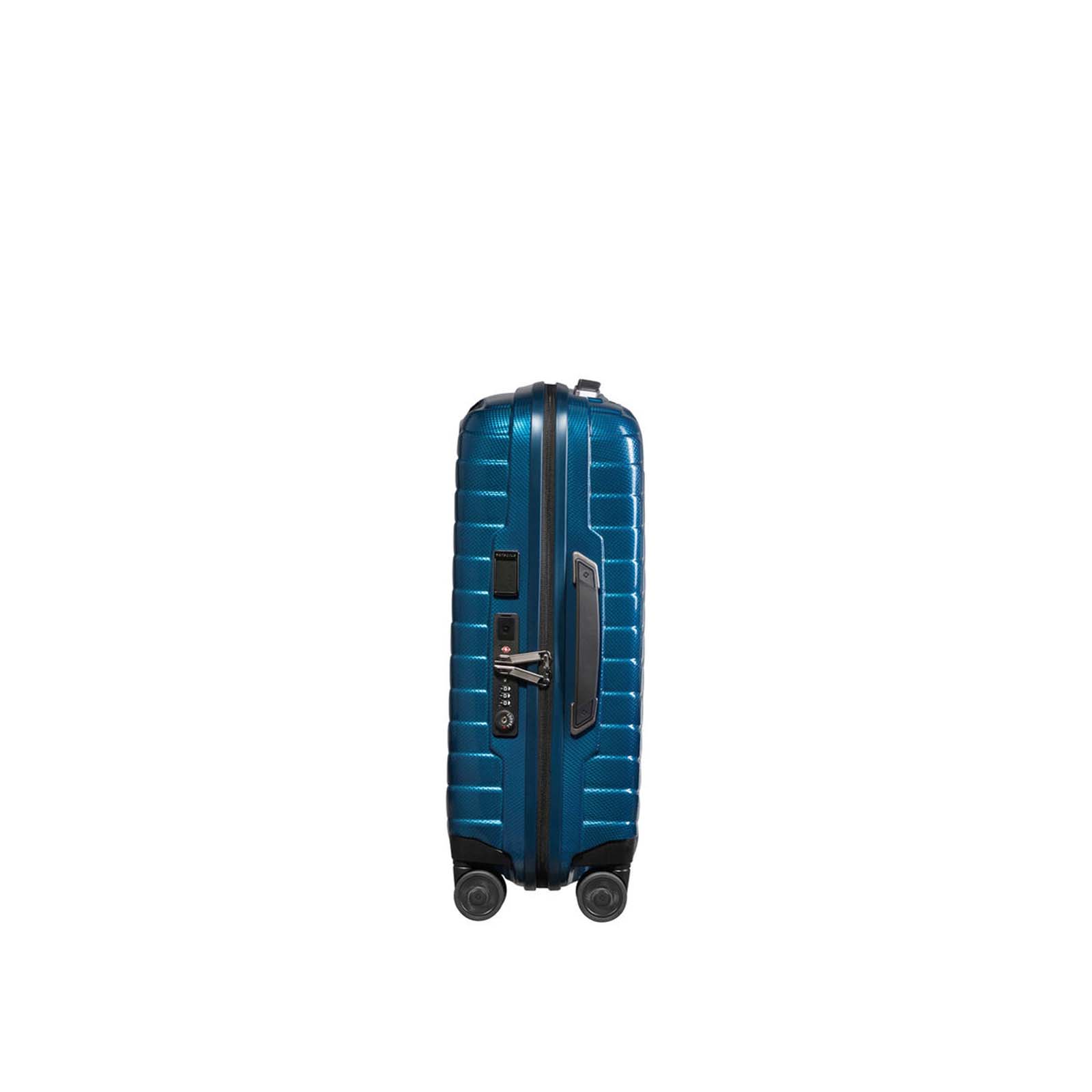 Samsonite-Proxis-55cm-Suitcase-Petrol-Blue-Lock