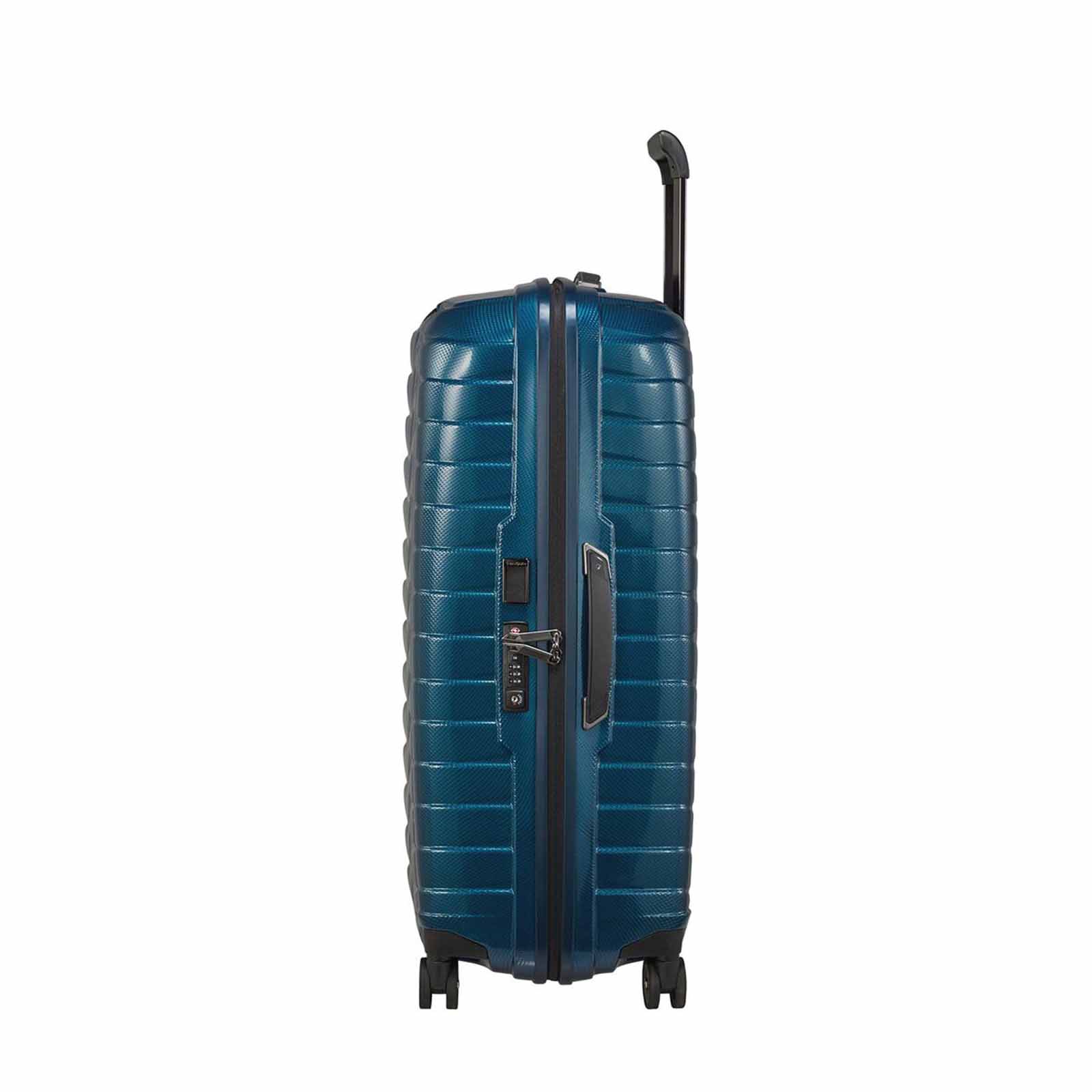 Samsonite-Proxis-75cm-Suitcase-Petrol-Blue-Lock