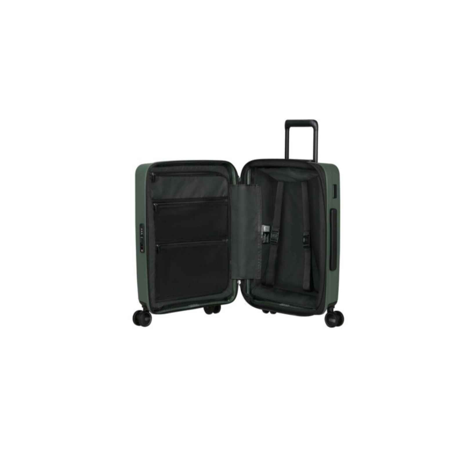 Samsonite-Restackd-55cm-Suitcase-Sage-Open