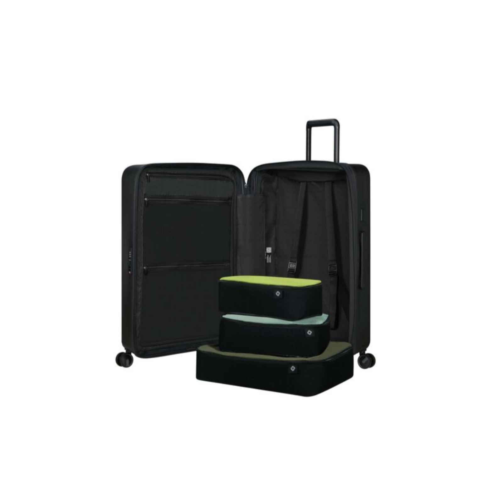 Samsonite-Restackd-75cm-Suitcase-Black-Open-Packing