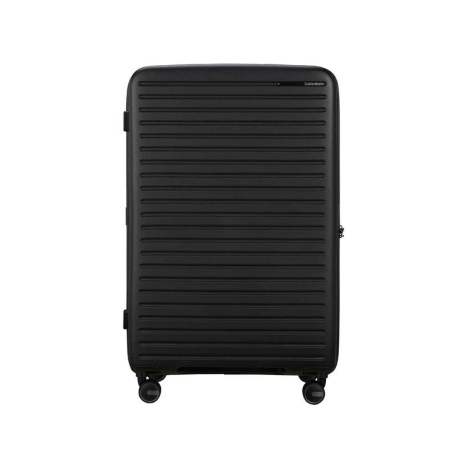 Samsonite-Restackd-81cm-Suitcase-Black-Front