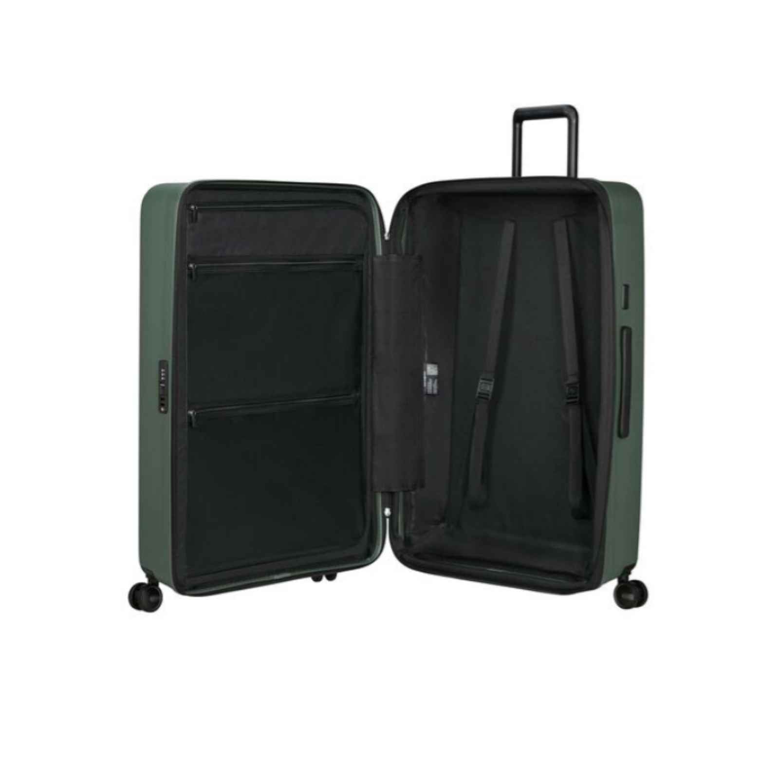 Samsonite-Restackd-81cm-Suitcase-Sage-Open