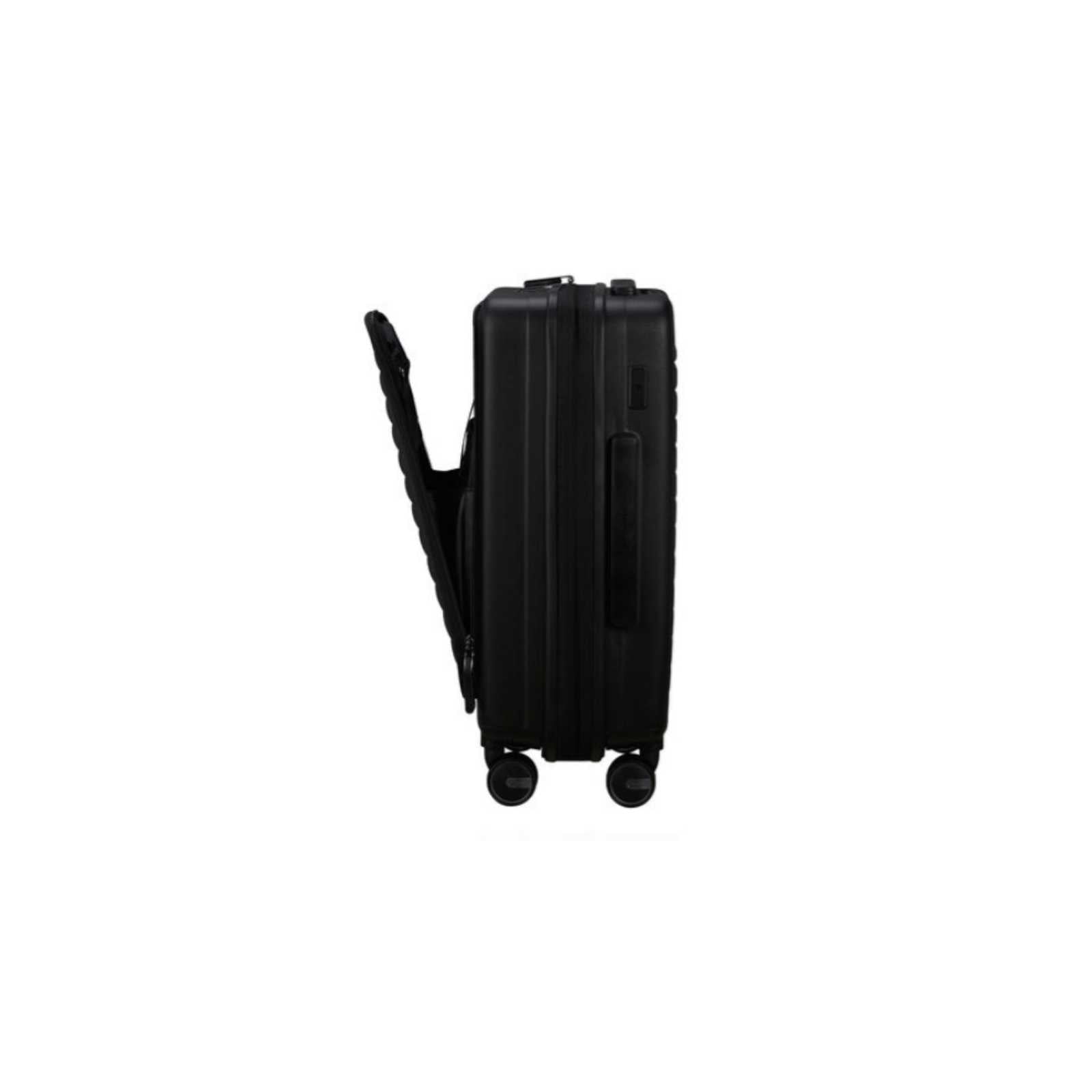 Samsonite-Restackd-Ea-55cm-Suitcase-Black-Open-Front