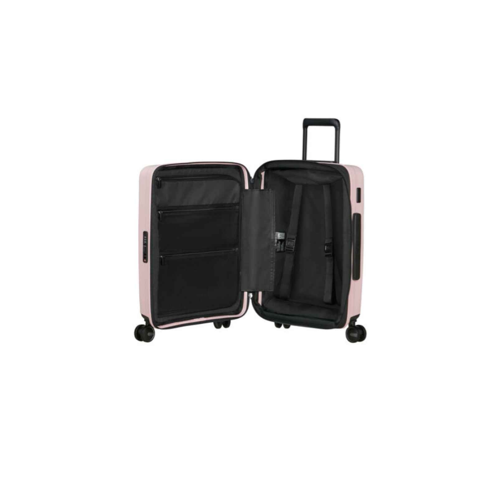 Samsonite-Restackd-Ea-55cm-Suitcase-Rose-Open