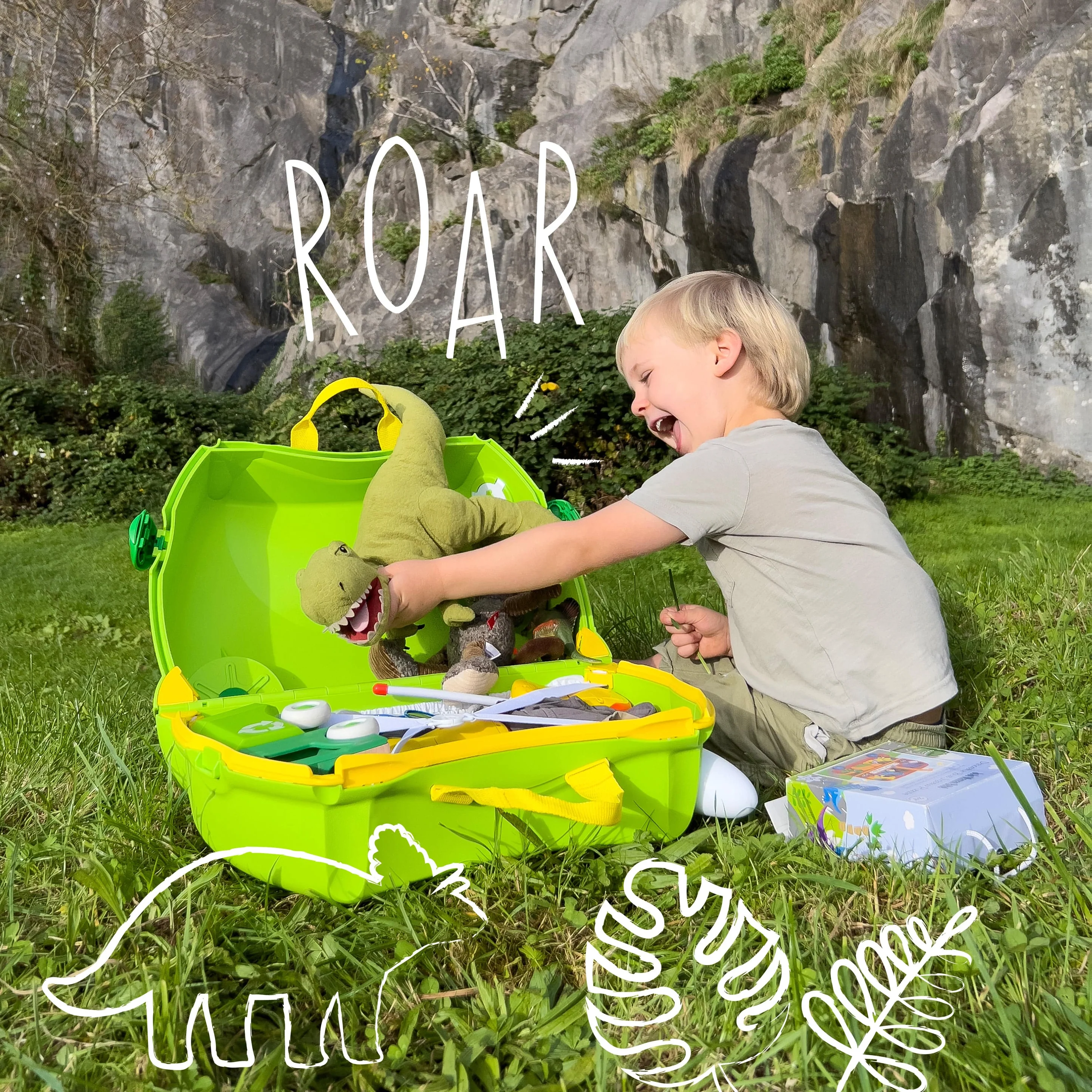 Trunki Ride On Luggage Dudley the Dinosaur