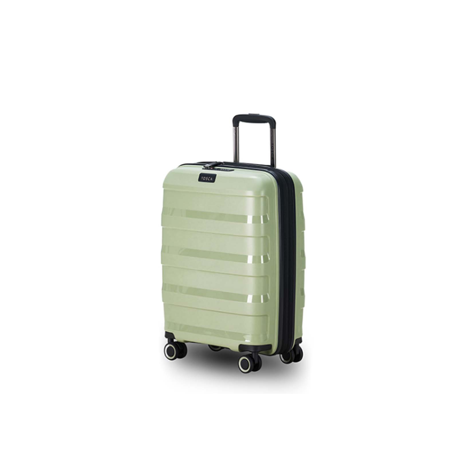 Tosca Comet 4 Wheel 55cm Carry On Suitcase Sage Green