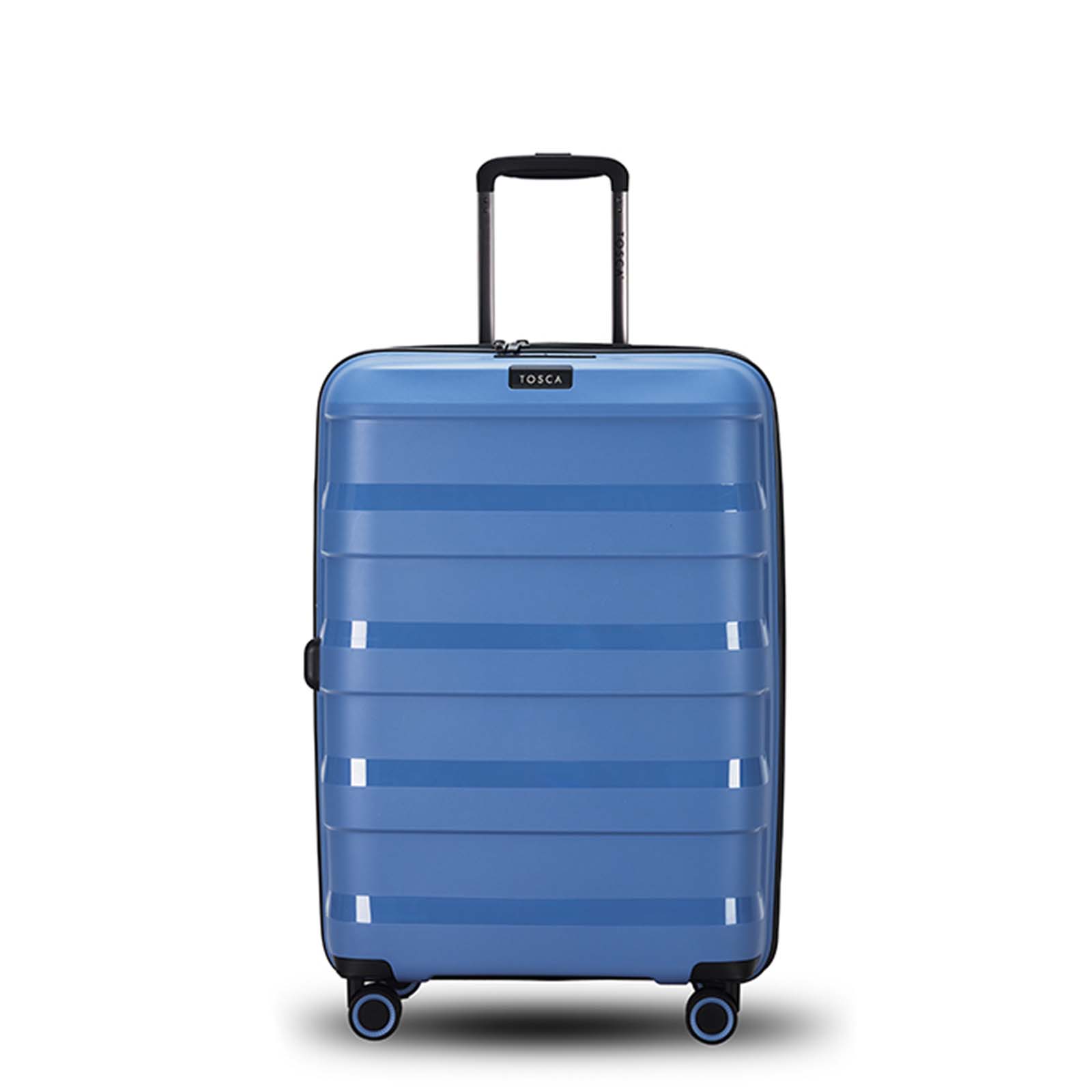 Tosca-Comet-4-Wheel-67cm-Medium-Suitcase-Blue-Infinity-Front