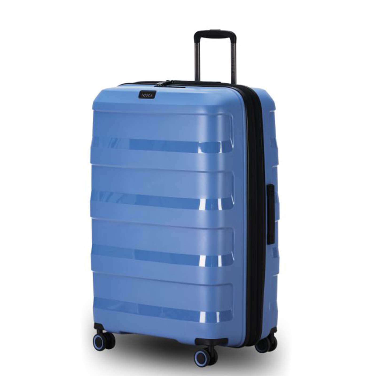 Tosca-Comet-4-Wheel-81cm-Large-Suitcase-Blue-Infinity-Side