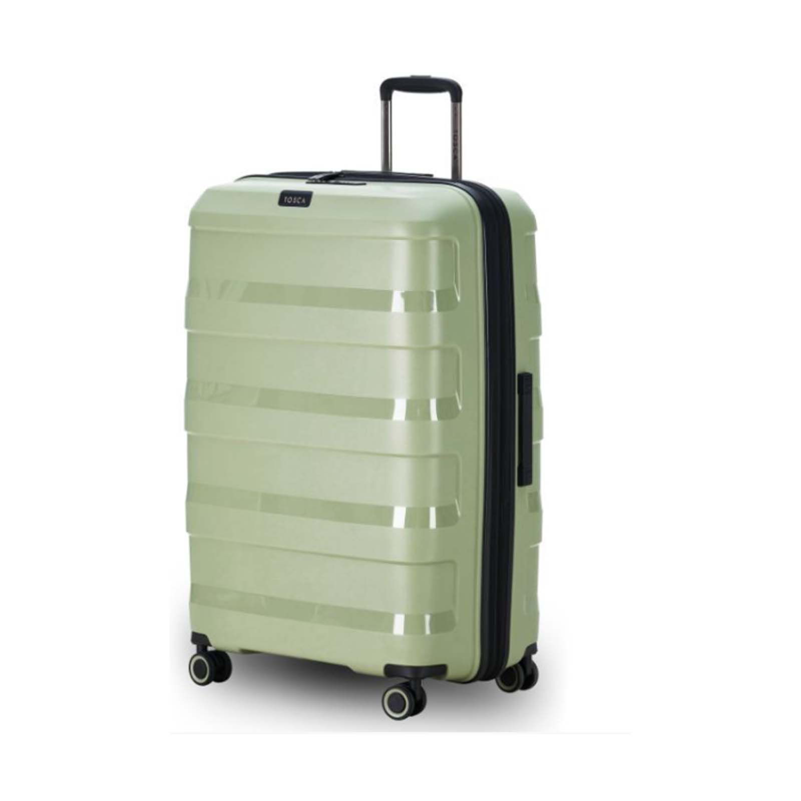 Tosca-Comet-4-Wheel-81cm-Large-Suitcase-Sage-Green-Side