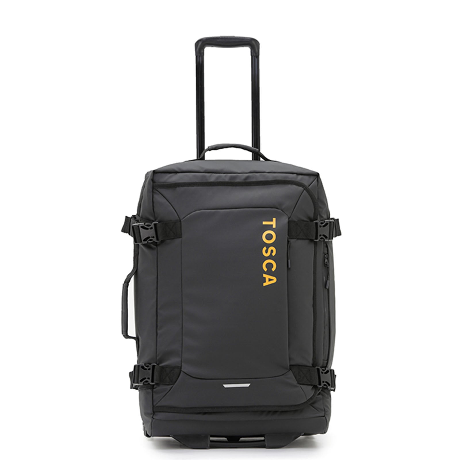 Tosca-Delta-Medium-Wheeled-Duffel-Bag-Black-Front