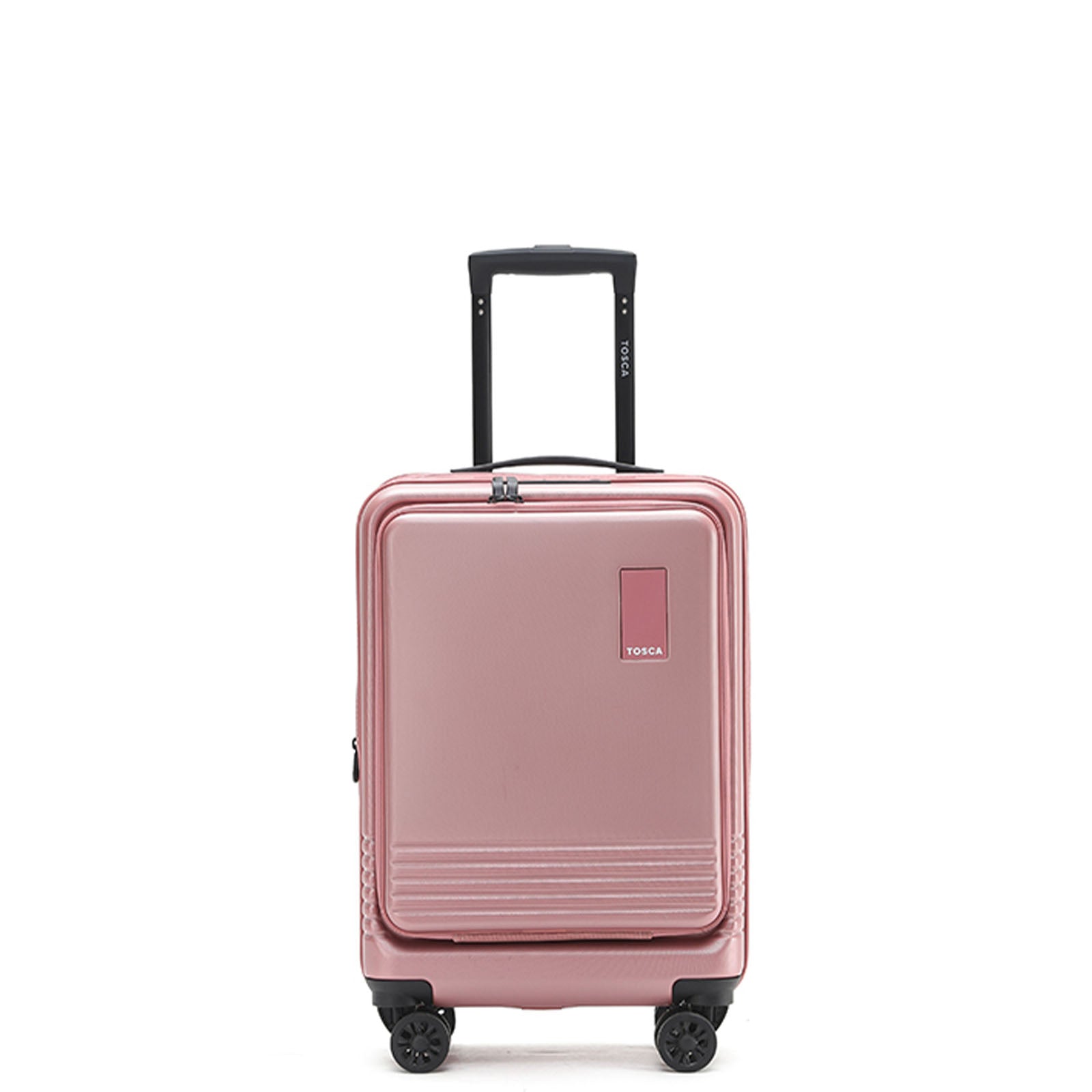 Tosca-Horizon-20-Inch-Carry-On-Suitcase-Rose-Front