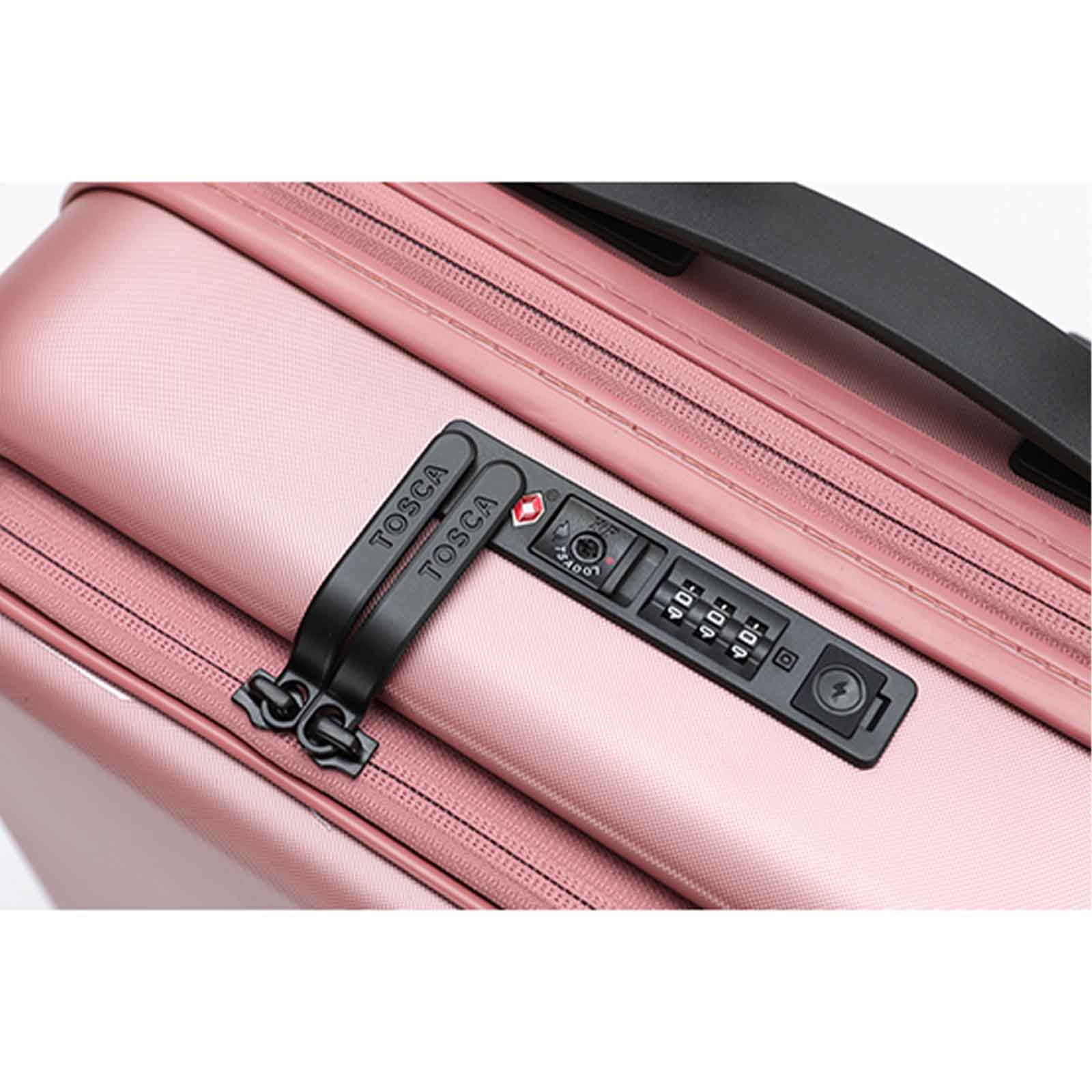 Tosca-Horizon-20-Inch-Carry-On-Suitcase-Rose-Lock