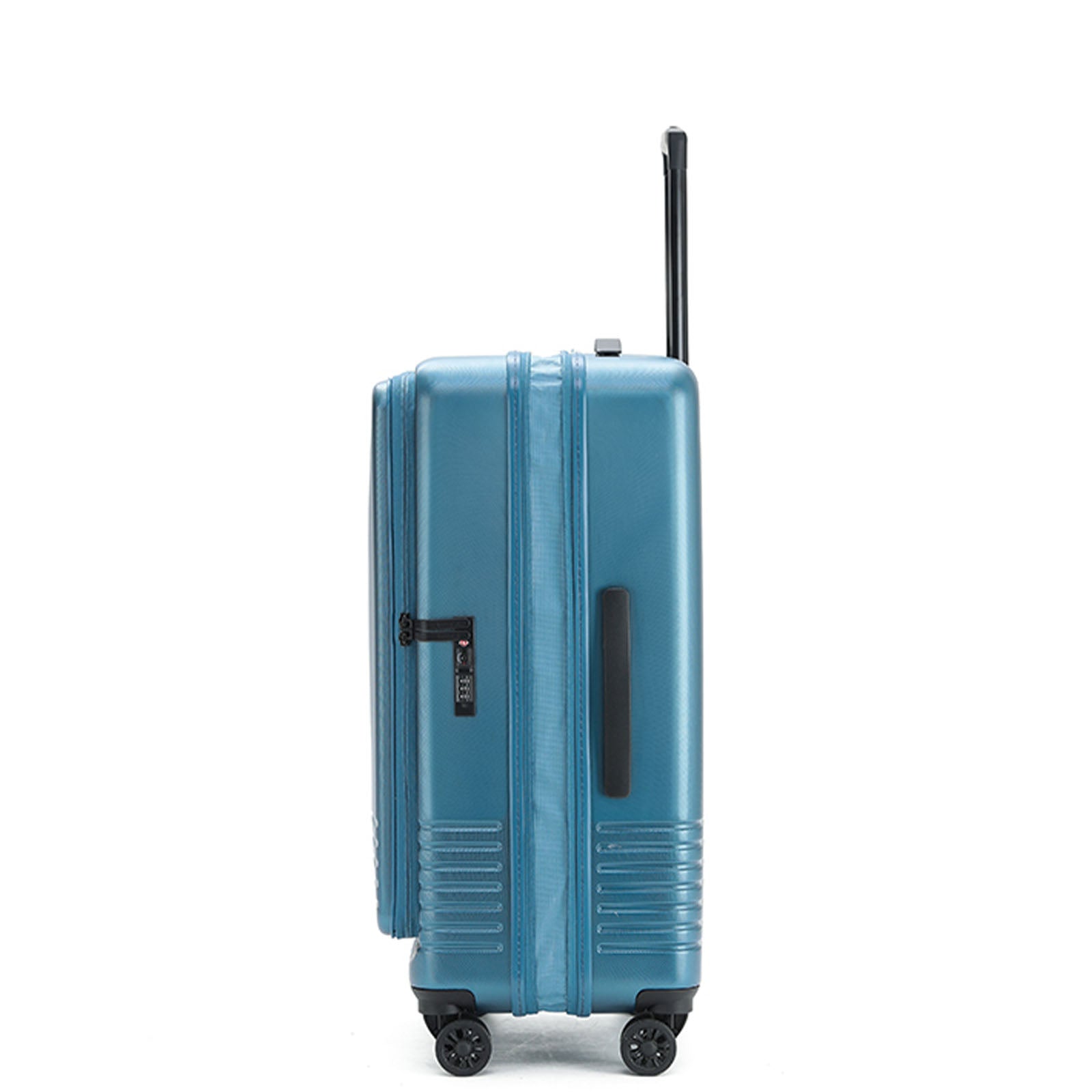 Tosca-Horizon-31-Inch-Large-Suitcase-Blue-Side