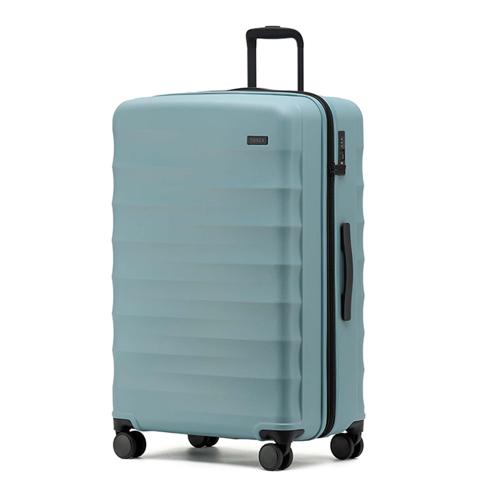 Tosca-Interstellar-4W-79cm-Large-Suitcase-Ocean-Blue-Front-Angle