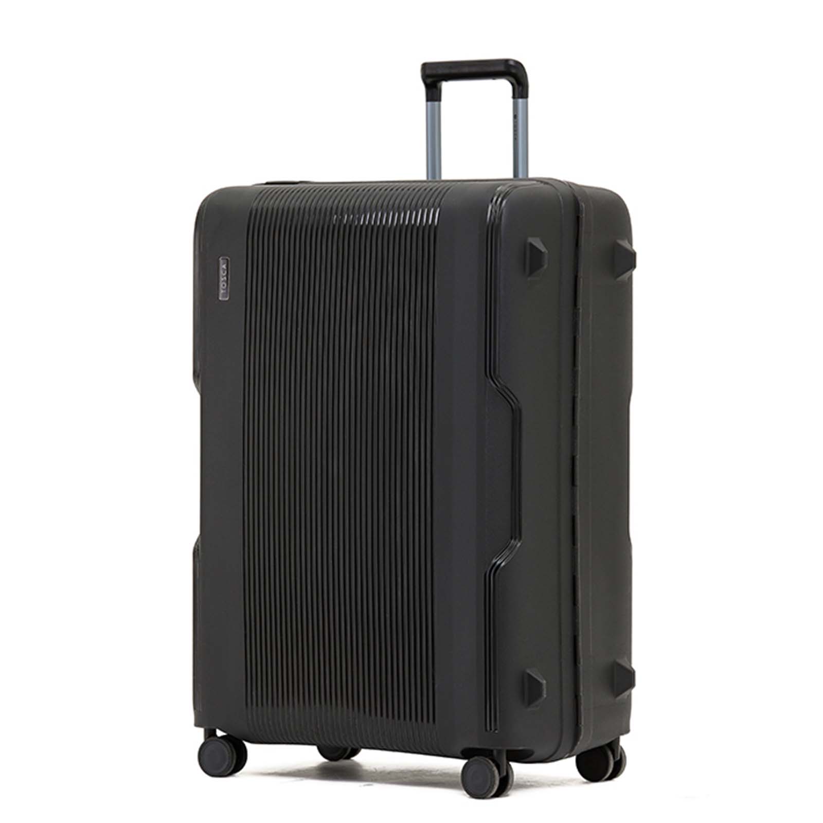 Tosca-Knox-4-Wheel-77cm-Large-Suitcase-Black-Angle