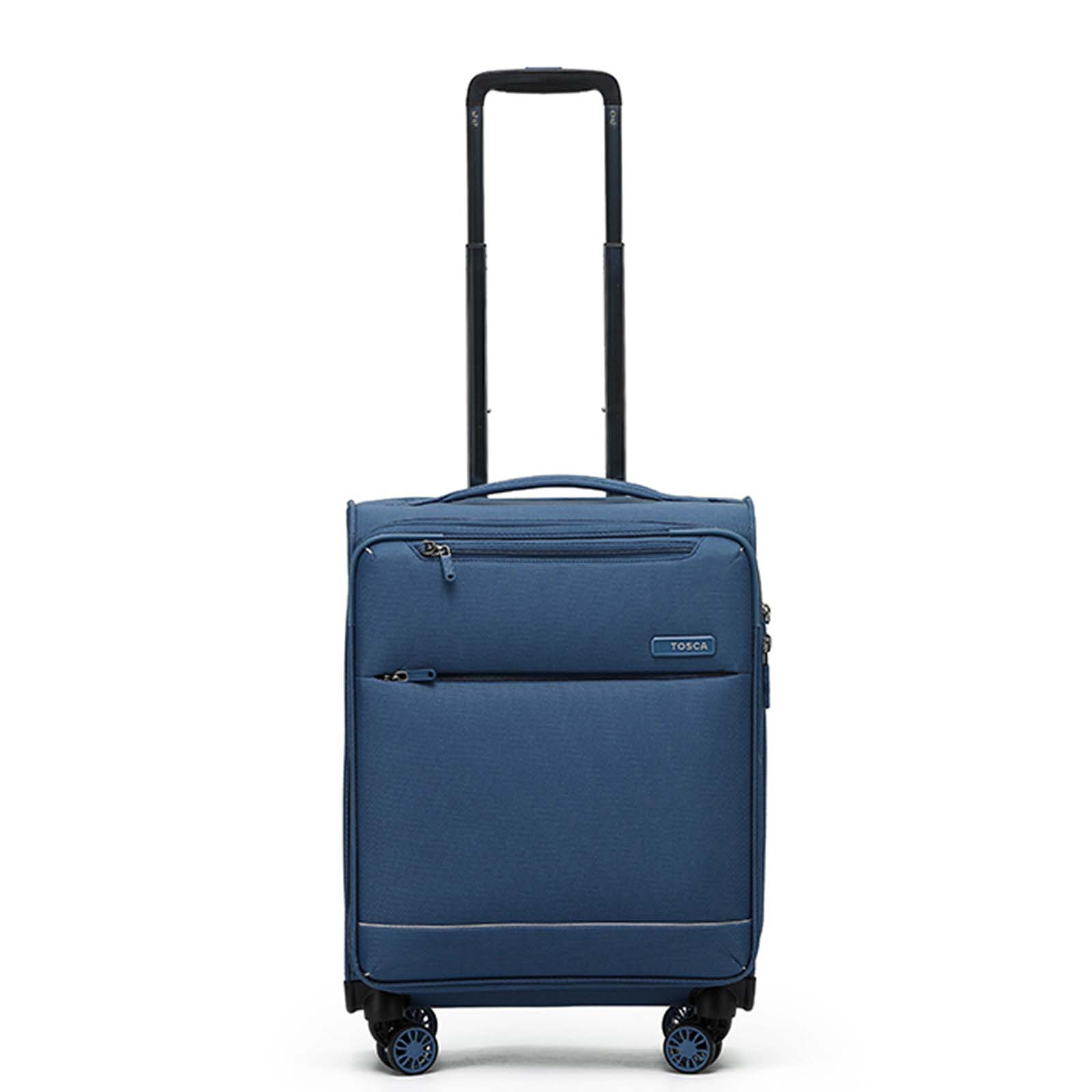 Tosca-So-Lite-4w-54cm-Carry-On-Suitcase-Blue-Front