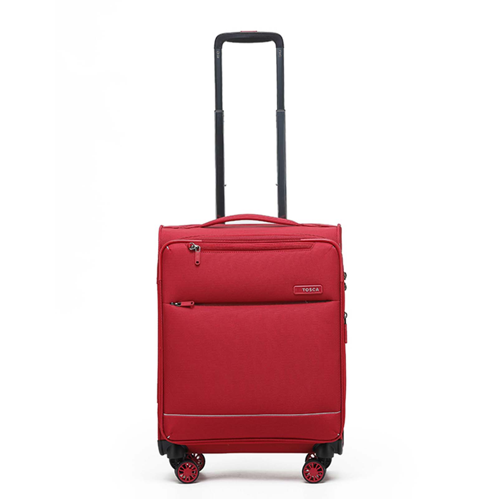 Tosca-So-Lite-4w-54cm-Carry-On-Suitcase-Red-Front