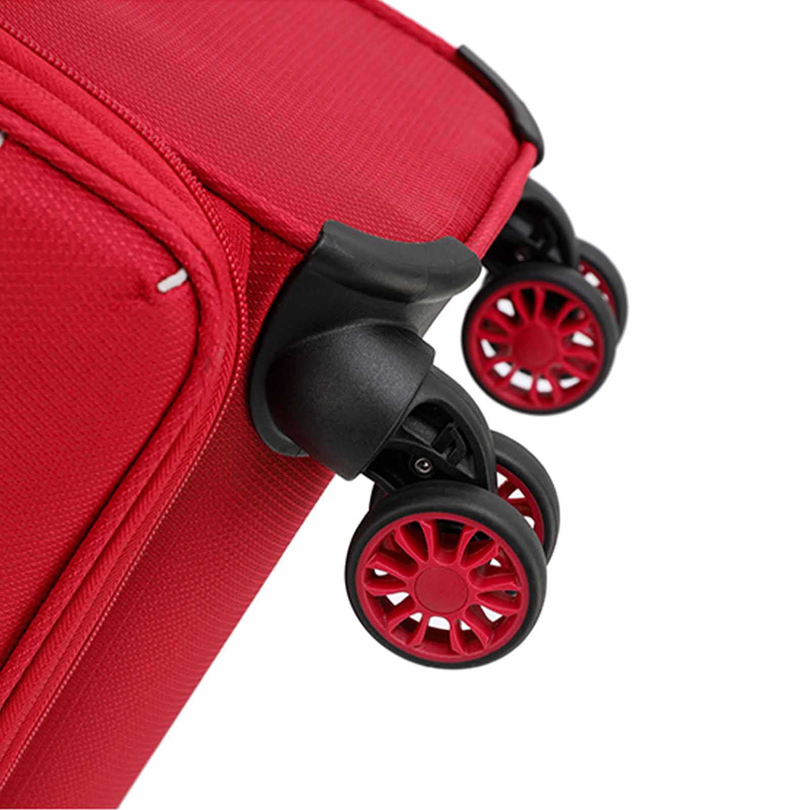 Tosca-So-Lite-4w-54cm-Carry-On-Suitcase-Red-Wheels