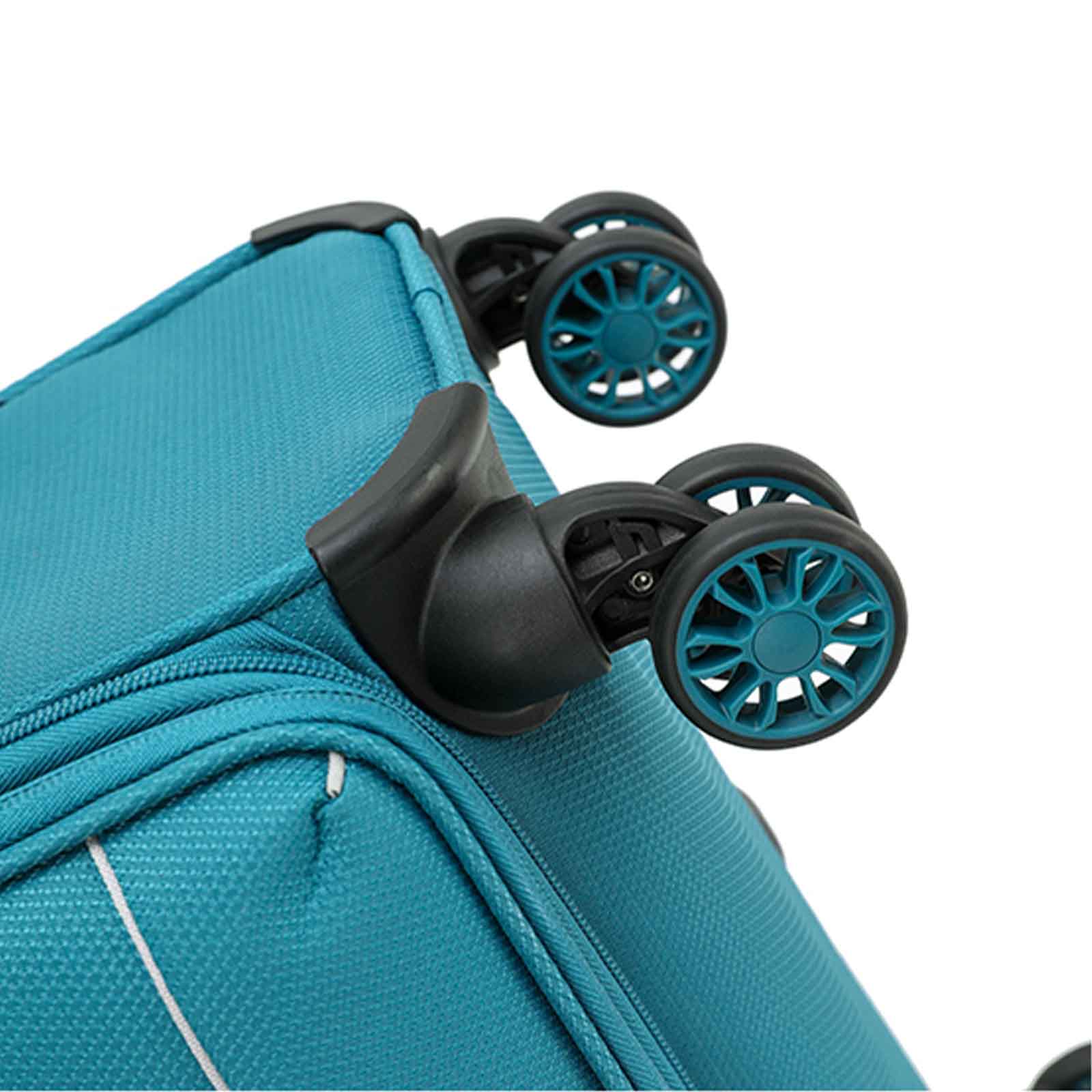 Tosca-So-Lite-4w-67cm-Medium-Suitcase-Teal-Wheel