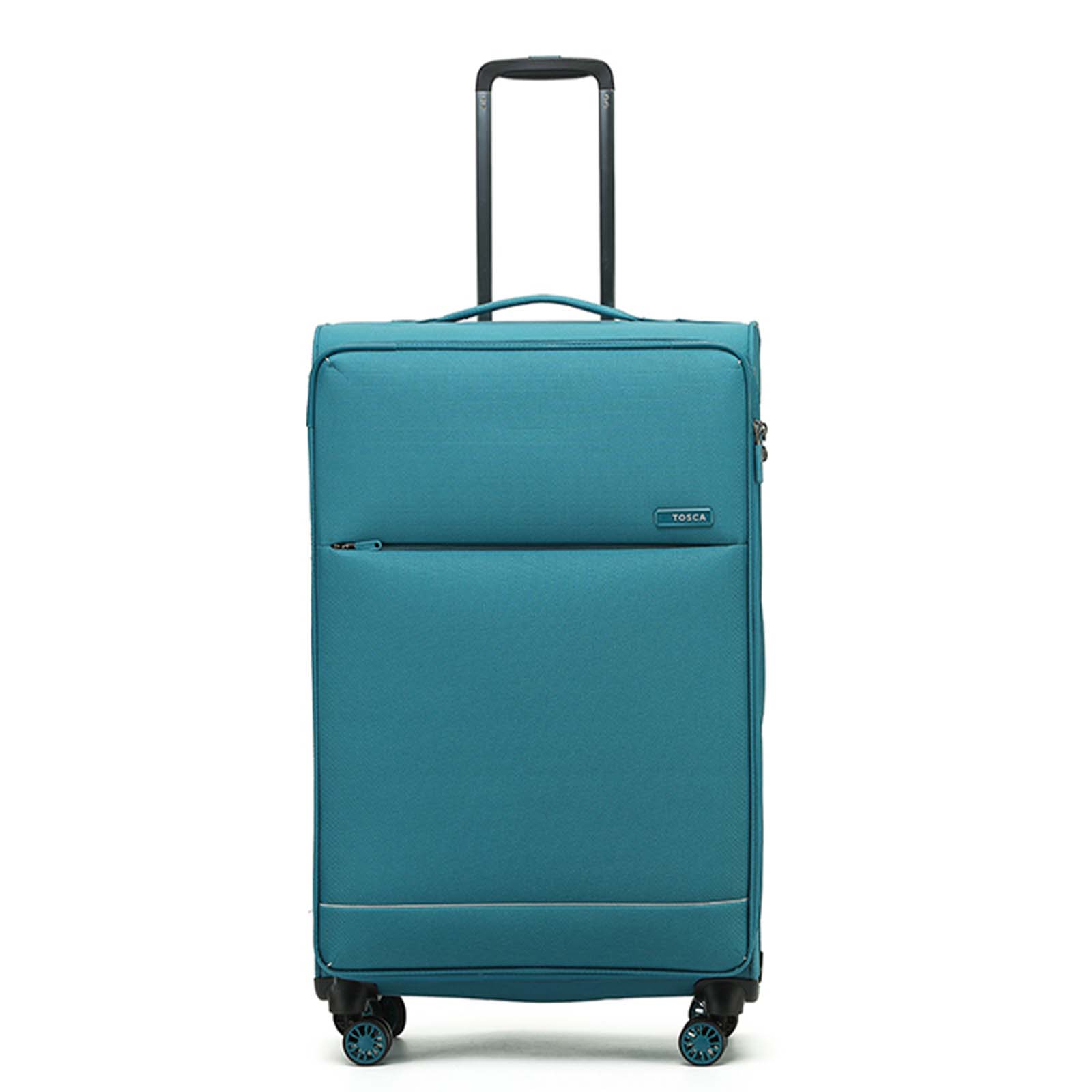 Tosca-So-Lite-4w-79cm-Large-Suitcase-Teal-Front