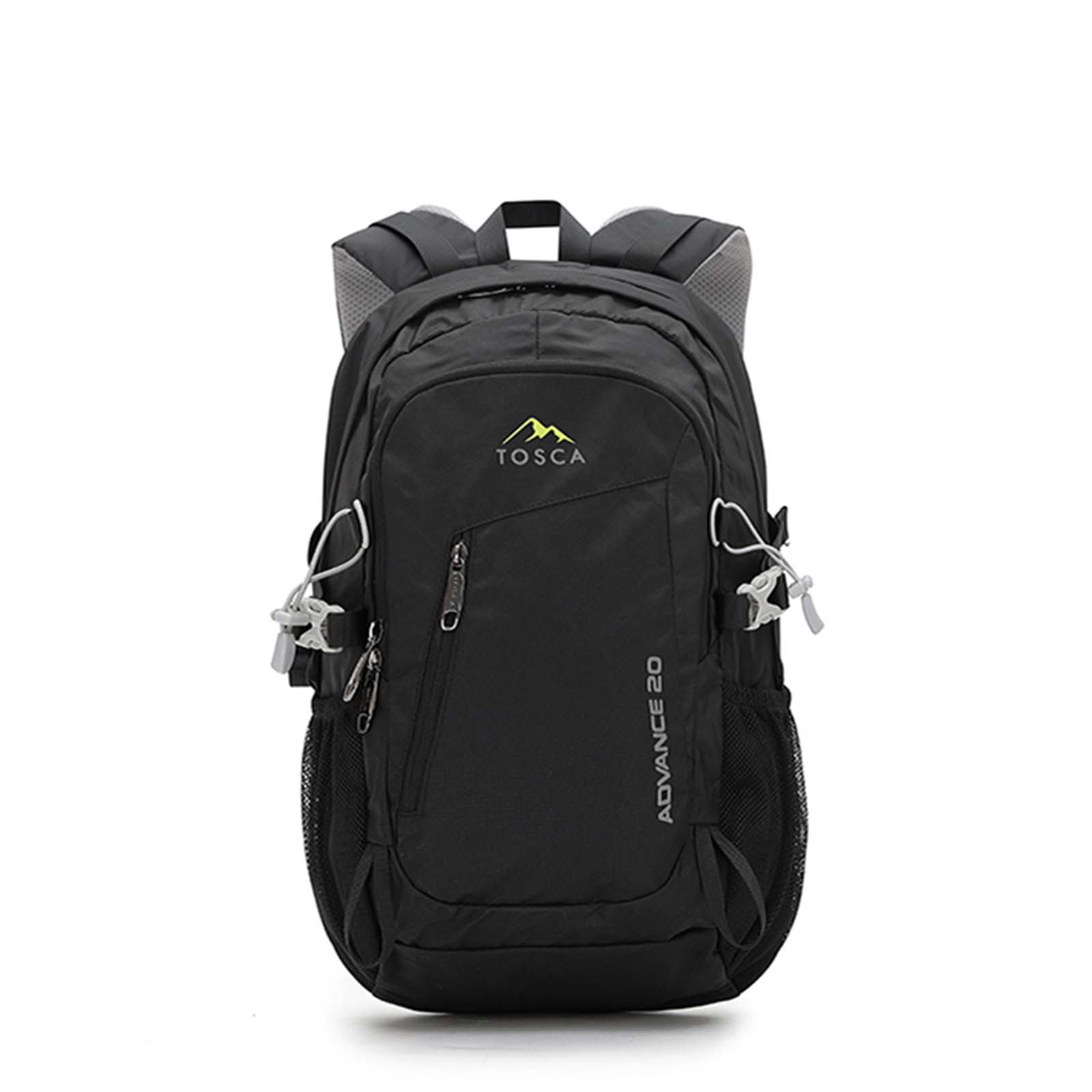 Tosca-Sports-Backpack-20l-Black-Front