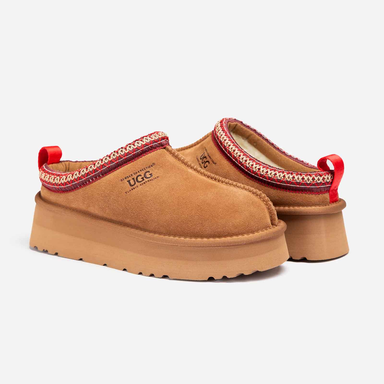 Ugg-Slipper-Ladies-Platform-Sydney-Chestnut-Red-Pair