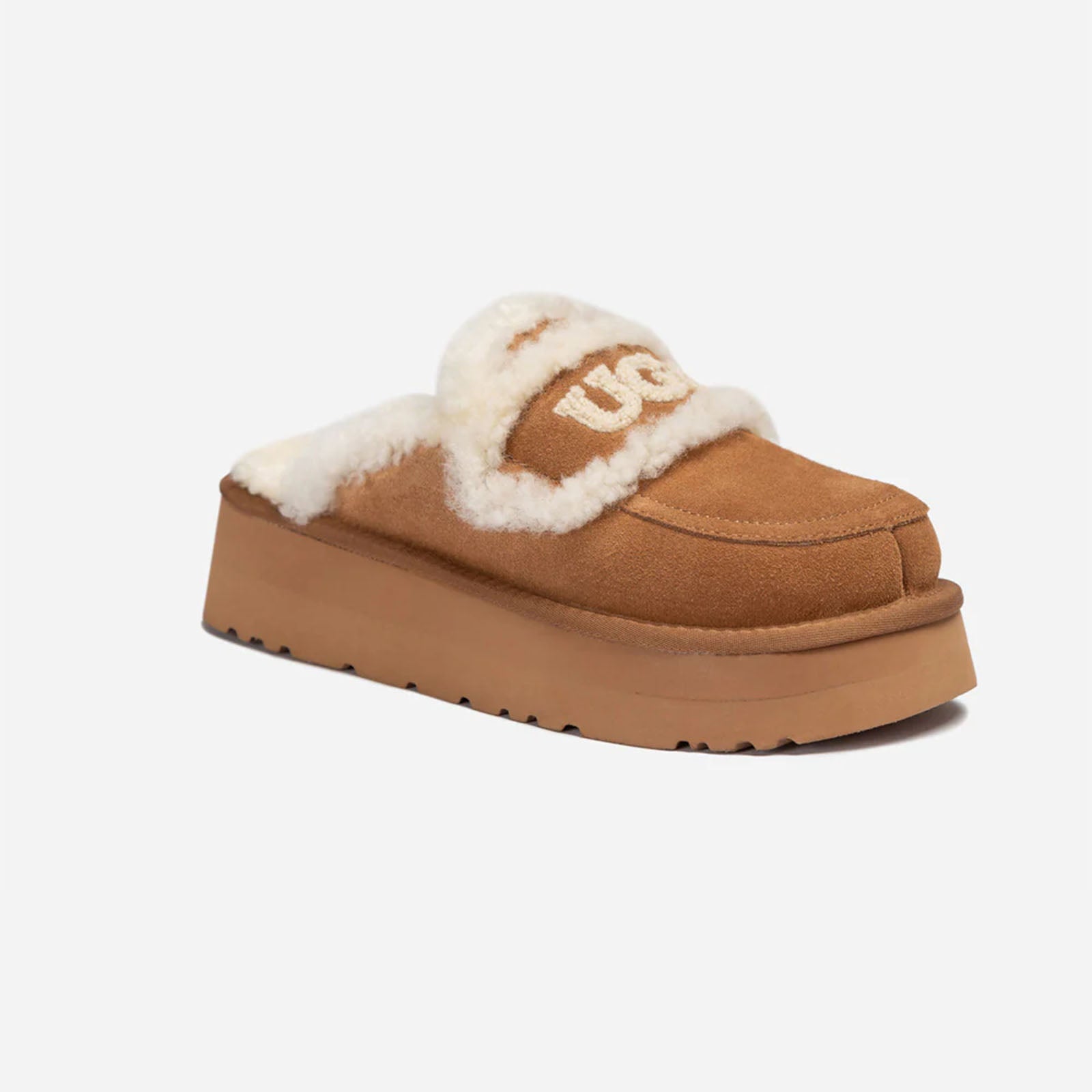 Ugg-Slipper-Ladies-Platform-Violet-Chestnut-Angle