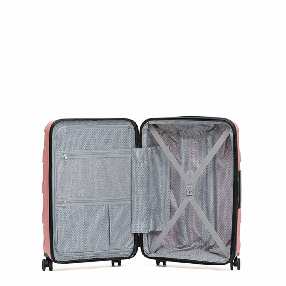 Tosca Comet 4 Wheel 55cm Carry-On Suitcase Coral