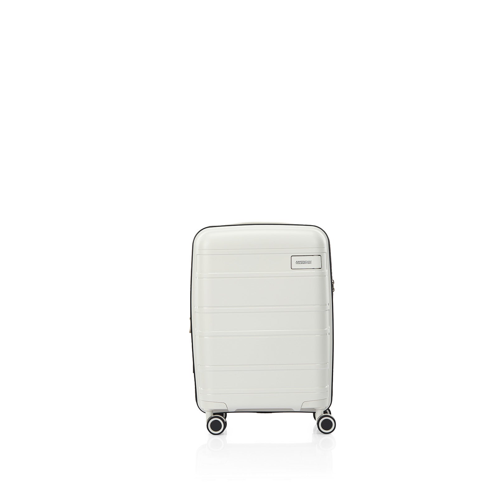 American-Tourister-Light-Max-55cm-Carry-On-Suitcase-Off-White-Front