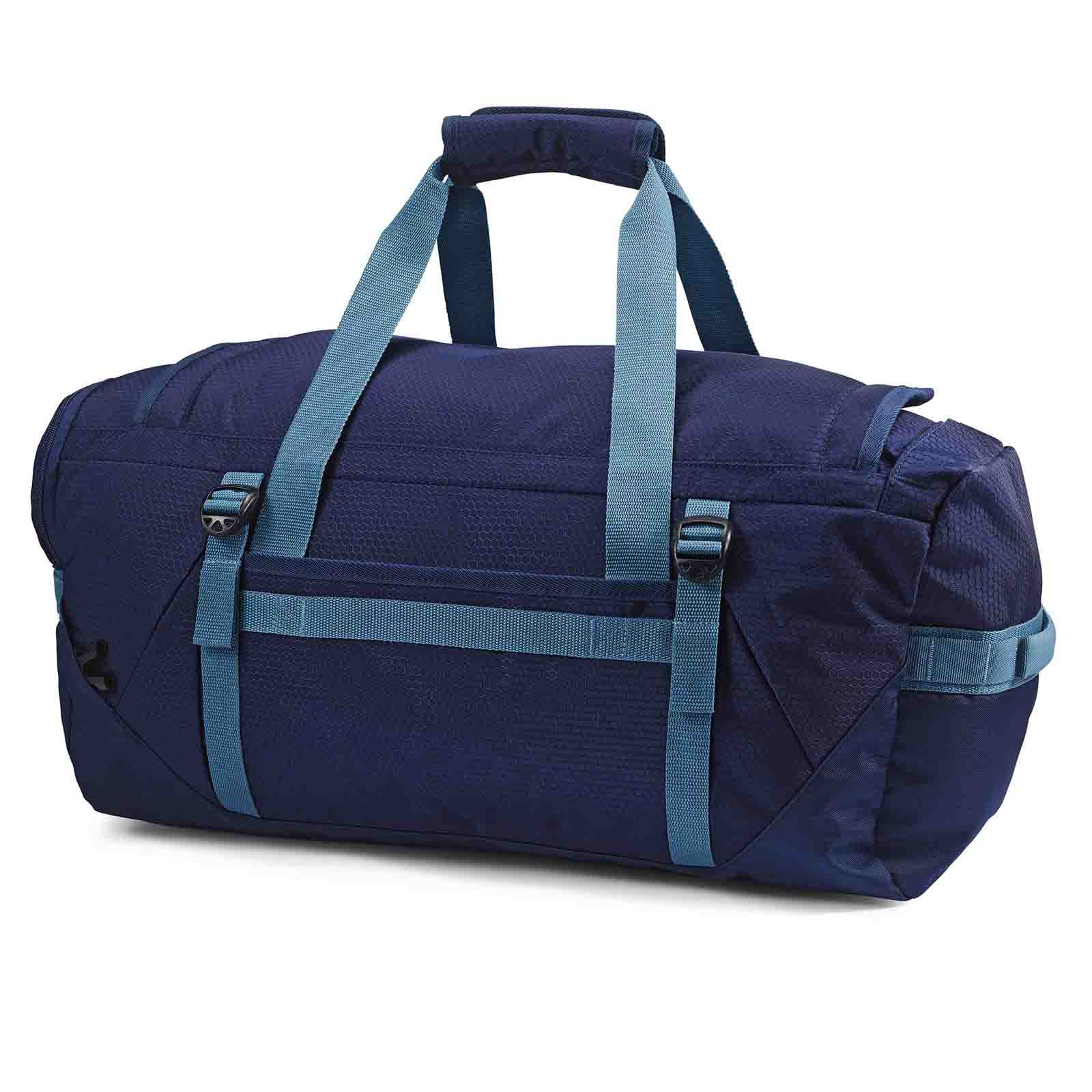 High-Sierra-Fairlead-56cm-Convertible-Duffel-Navy-Back-Angle