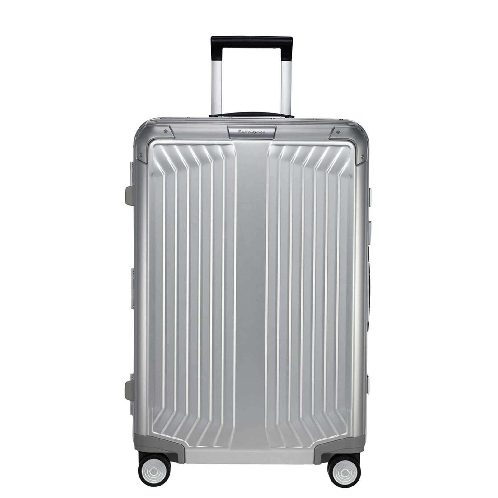 Samsonite-Lite-Box-Alu-69cm-Suitcase-Aluminium-Front