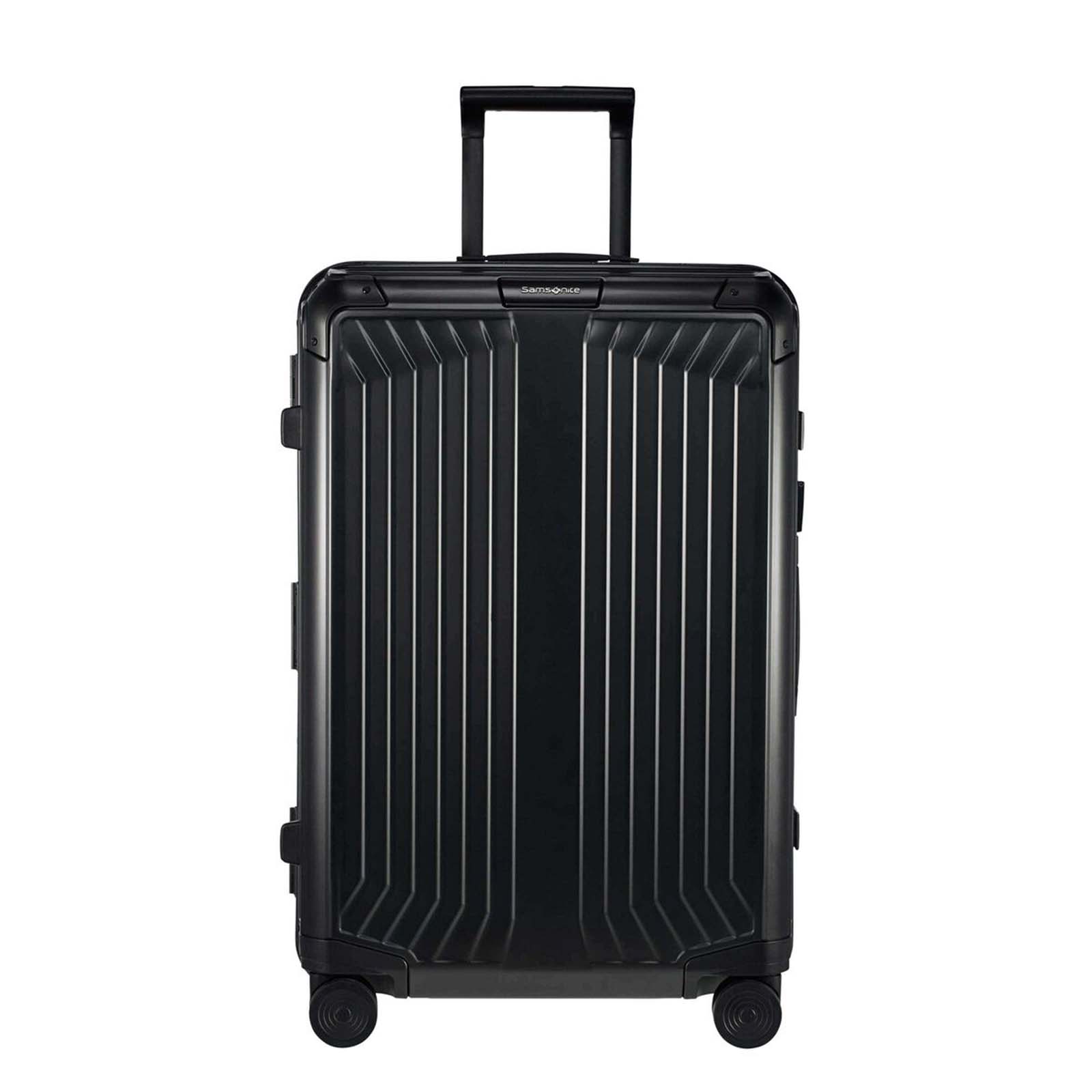 Samsonite-Lite-Box-Alu-69cm-Suitcase-Black-Front