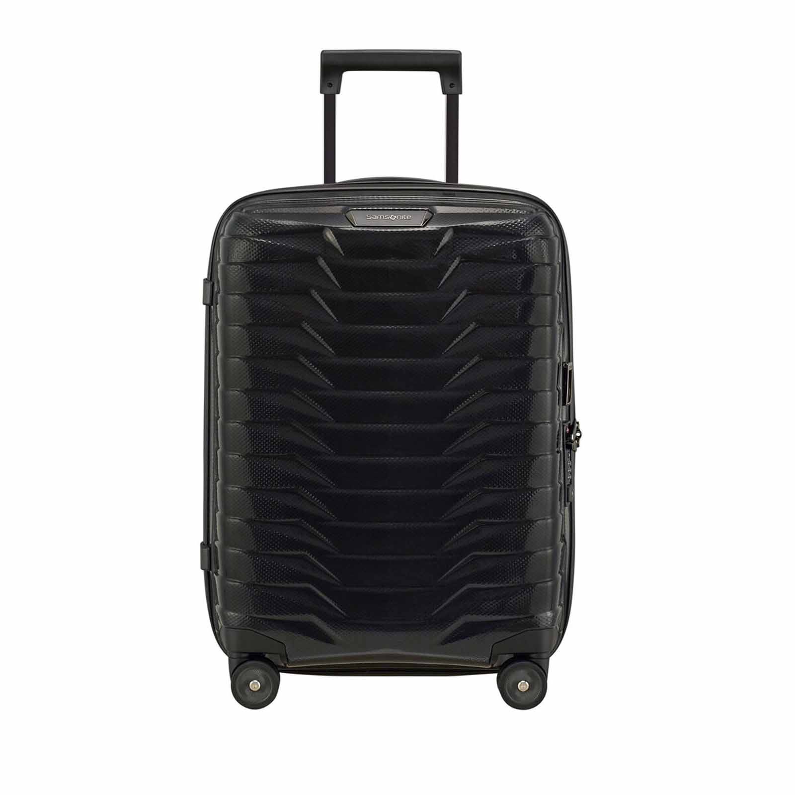 Samsonite-Proxis-55cm-Suitcase-Black-Front