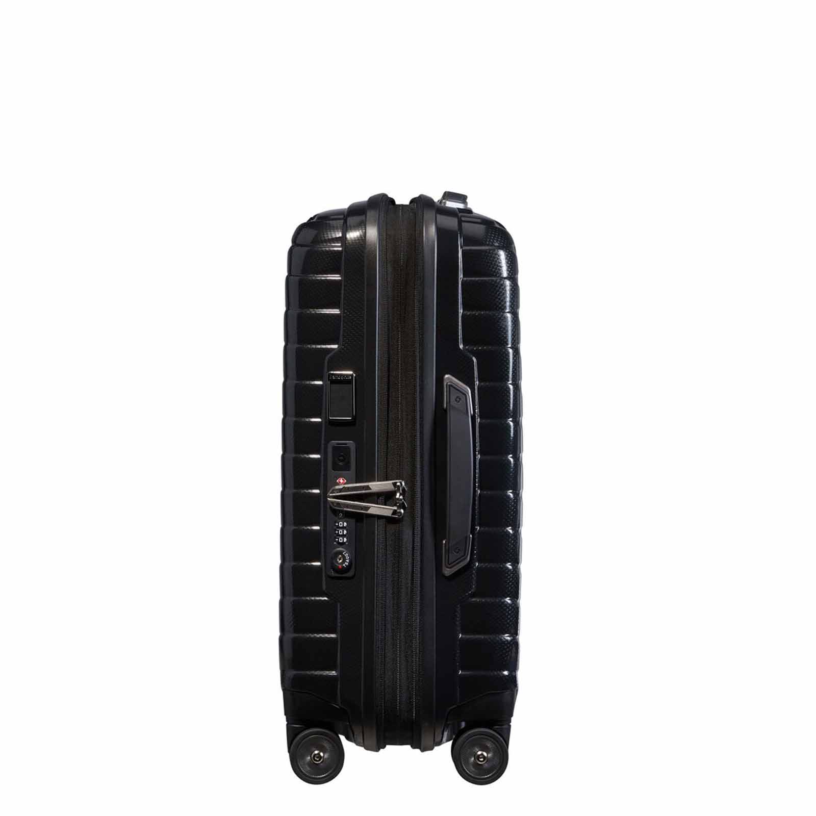 Samsonite-Proxis-55cm-Suitcase-Black-Side-Handle