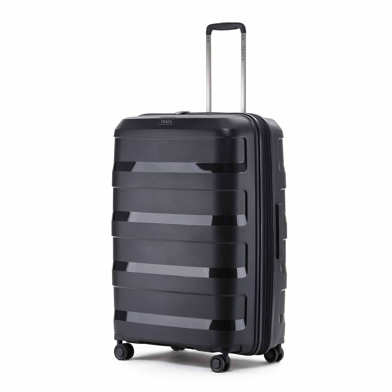 Tosca-Comet-4-Wheel-78cm-Large-Suitcase-Black-Side